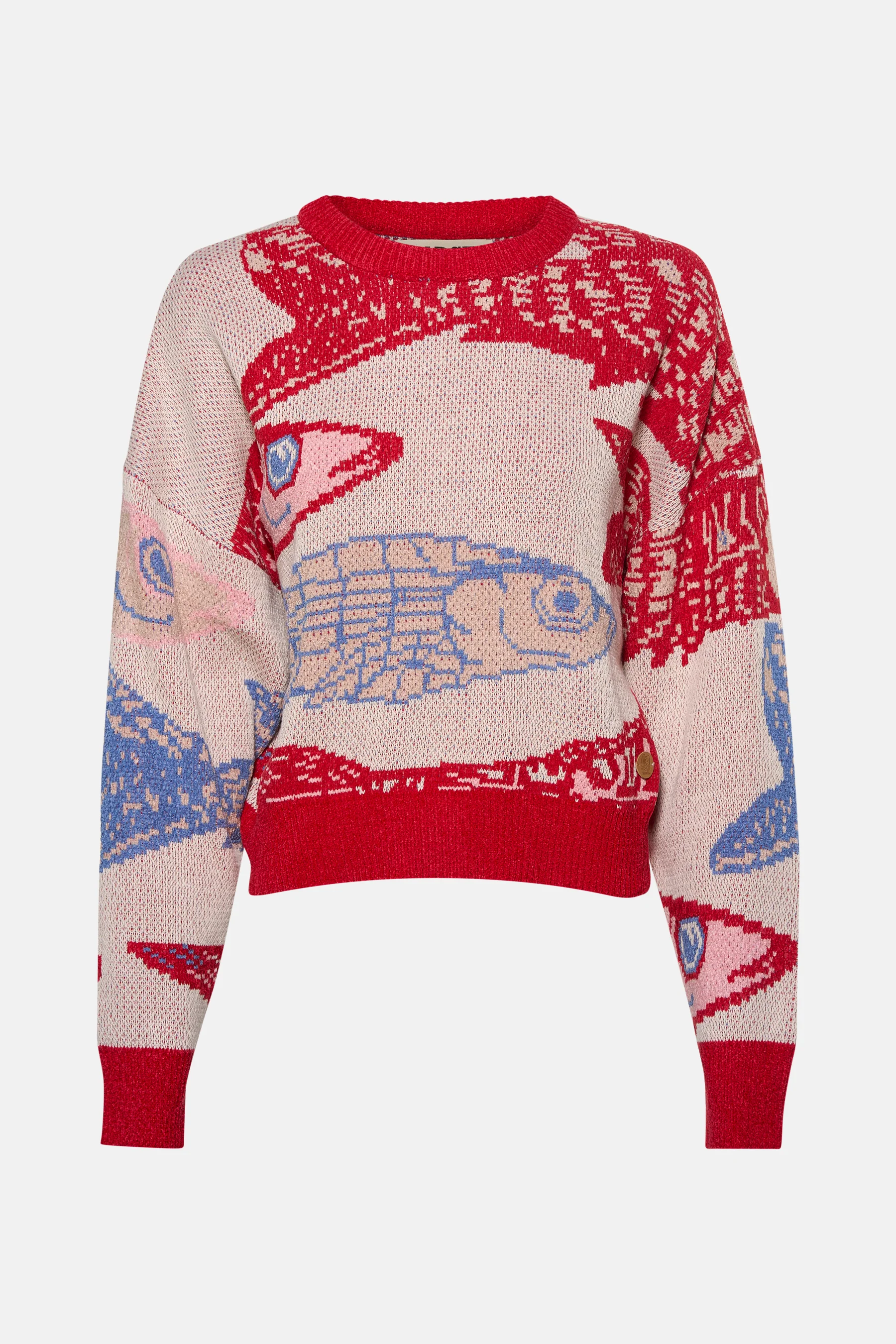 Pull met ronde hals - multicolor - Image 5