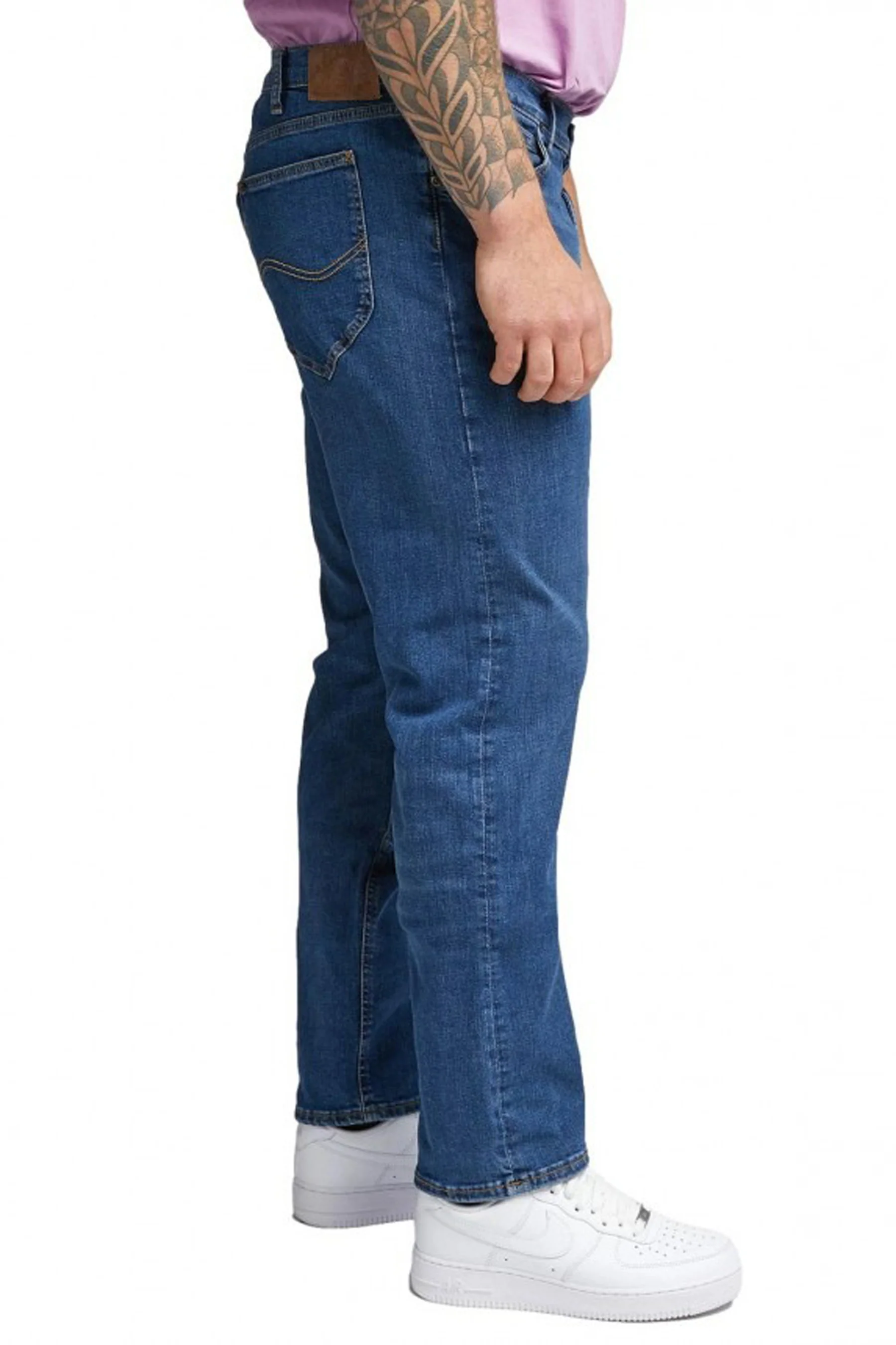 Straight jeans - mid blue denim - Image 3