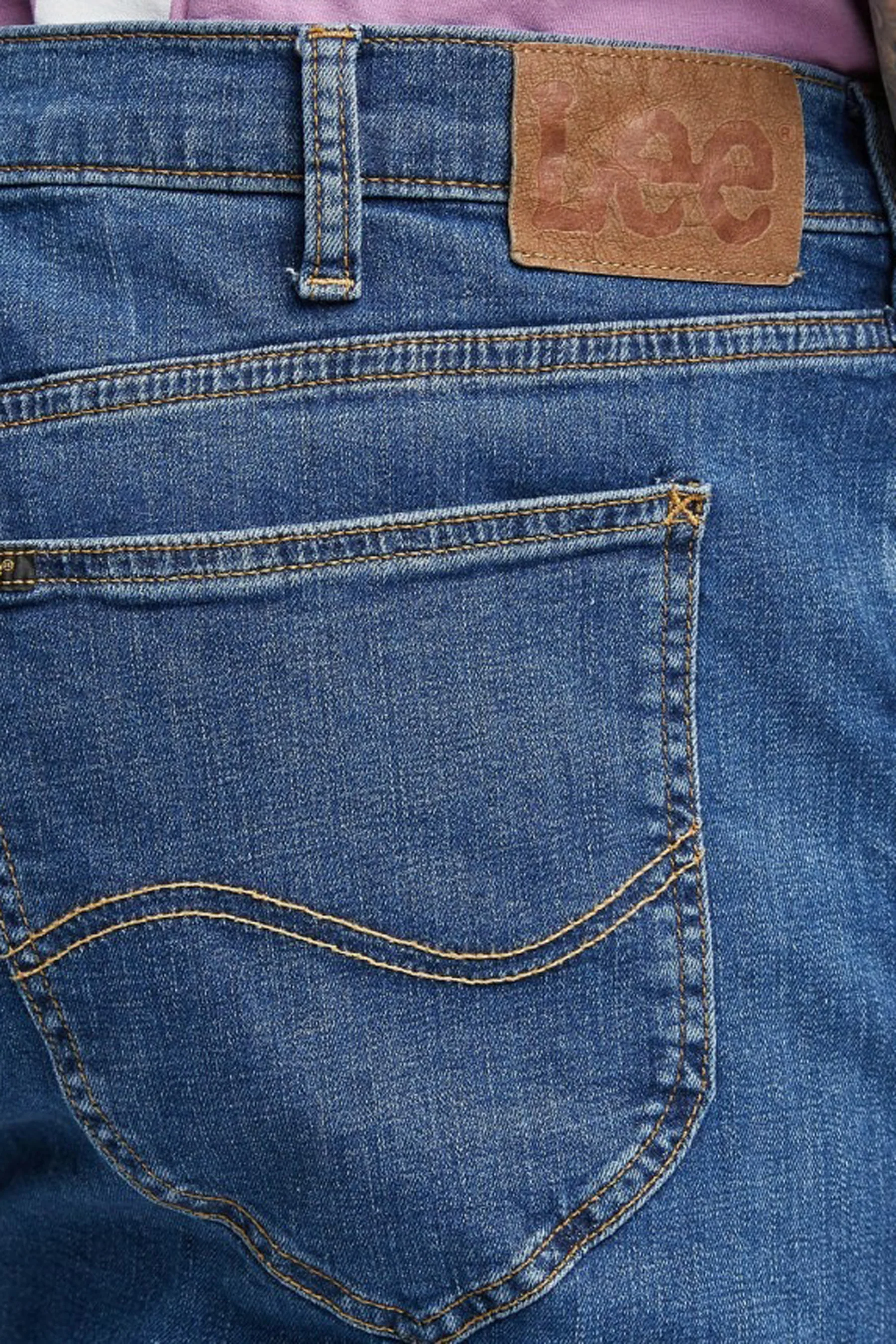 Straight jeans - mid blue denim - Image 4