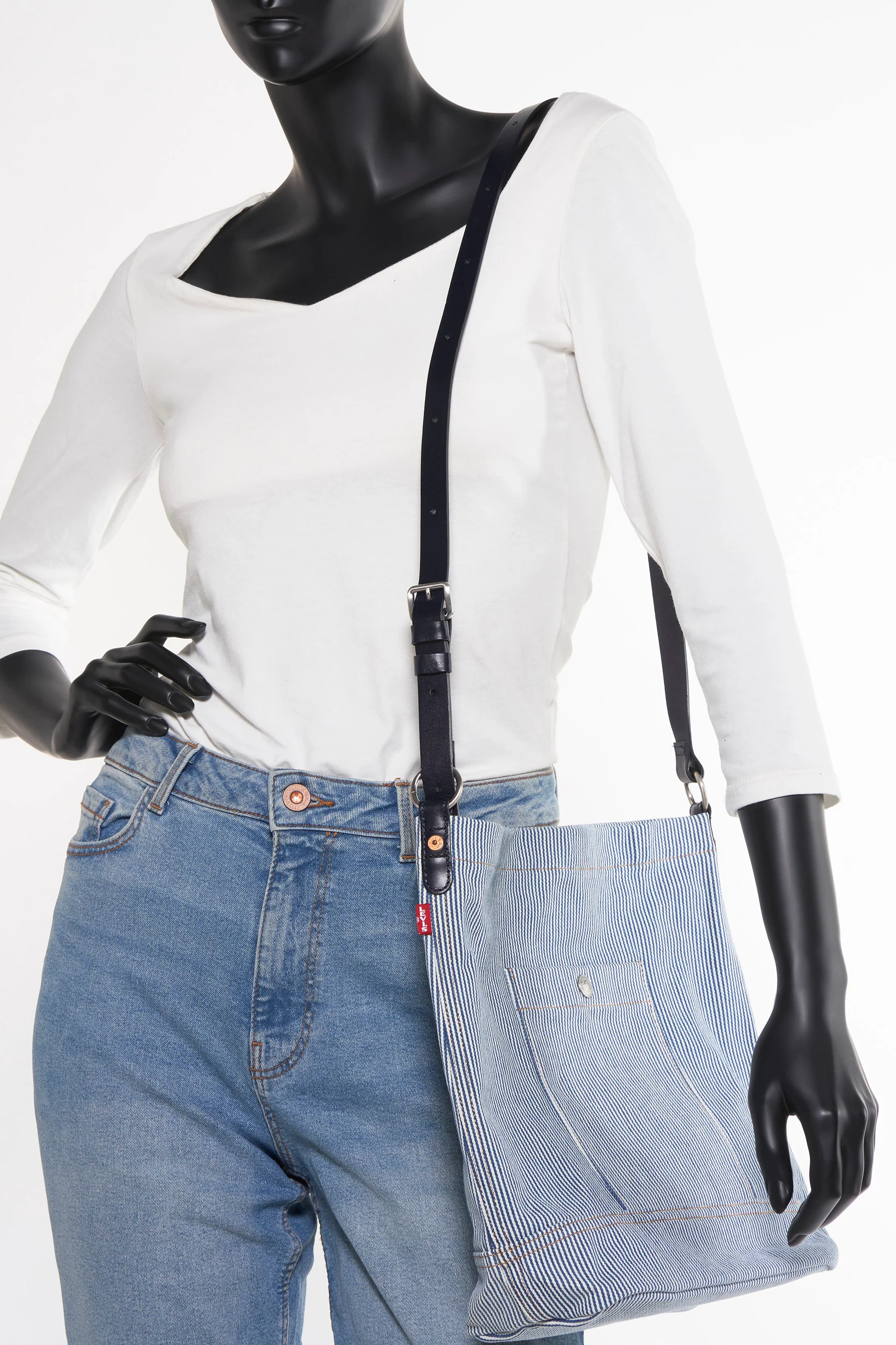 Handtas - blauw - Image 5