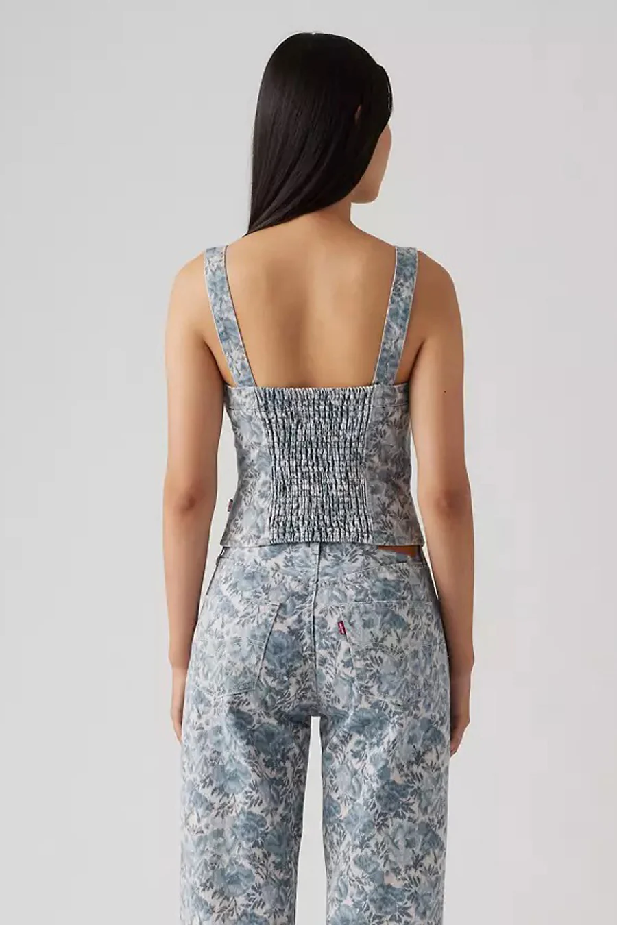 Blouse - Light blue denim - Image 3