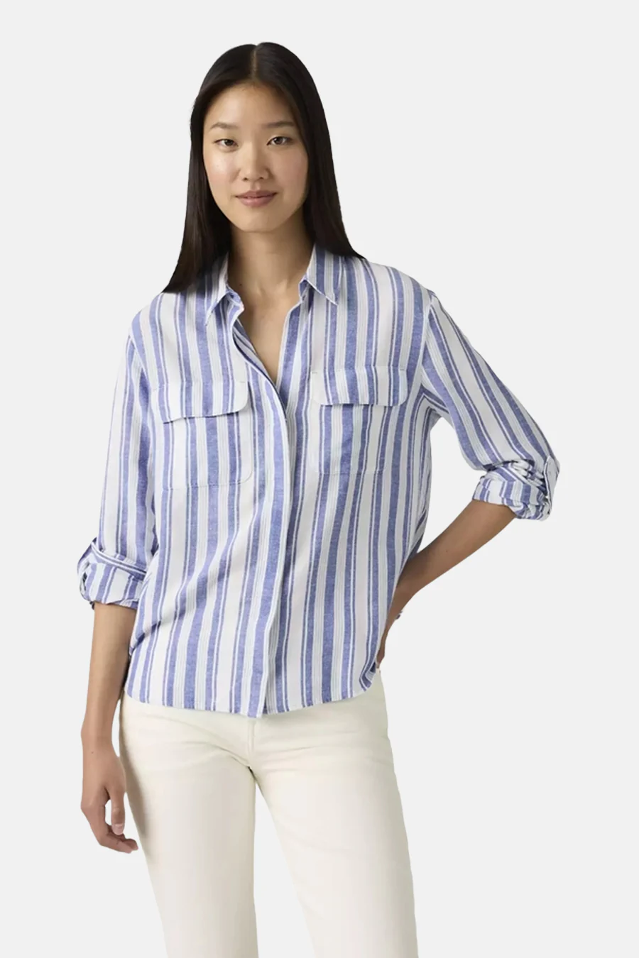 Hemd met lange mouwen - Blauw
