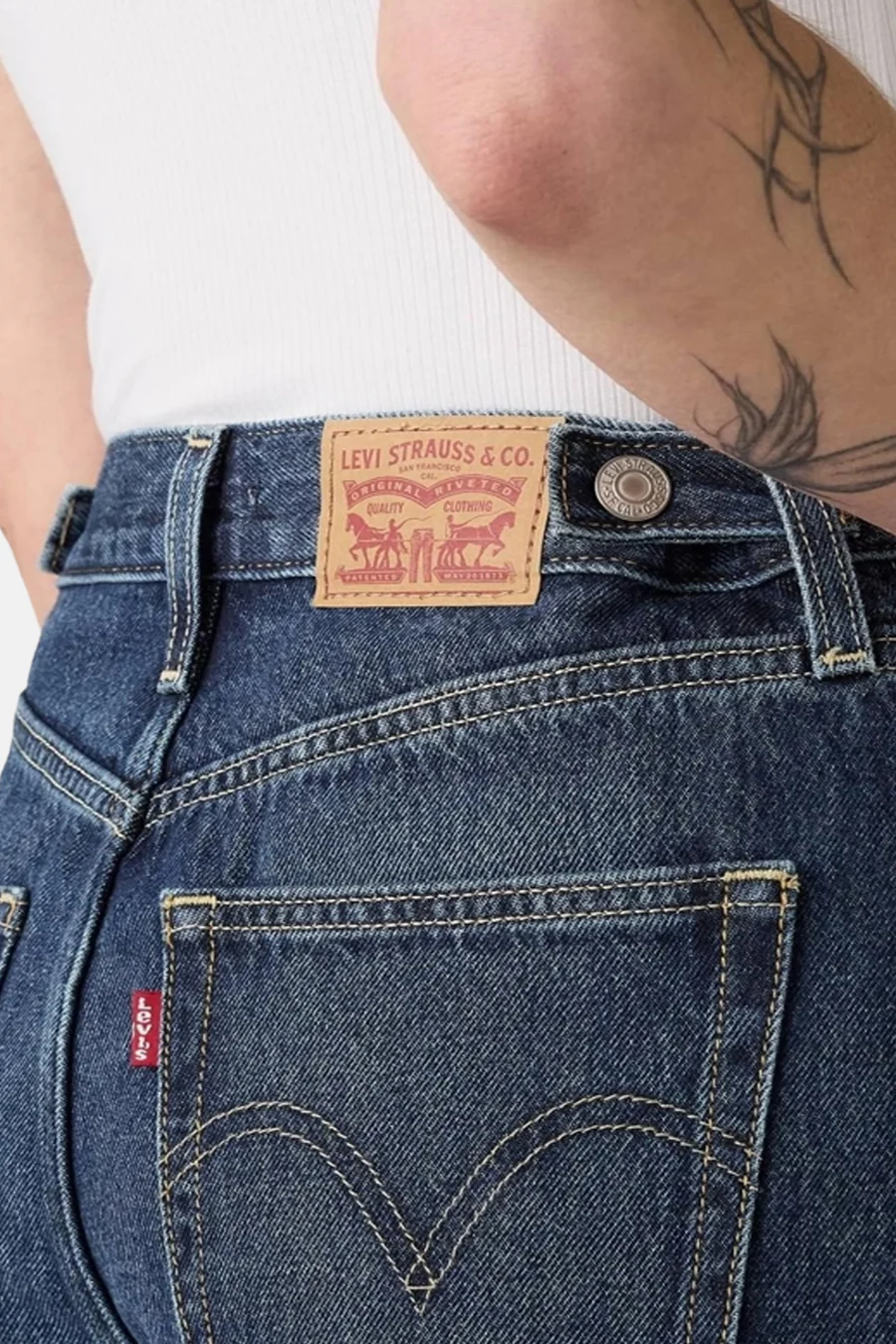 CINCH BARREL - dark blue denim - Image 5