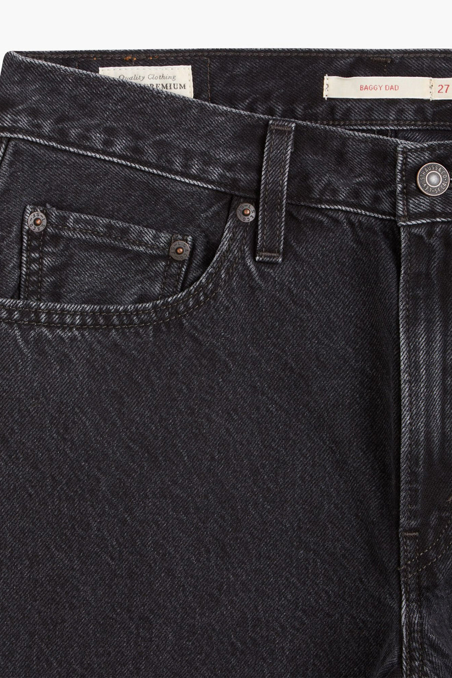 Straight jeans - dark grey denim - Image 3