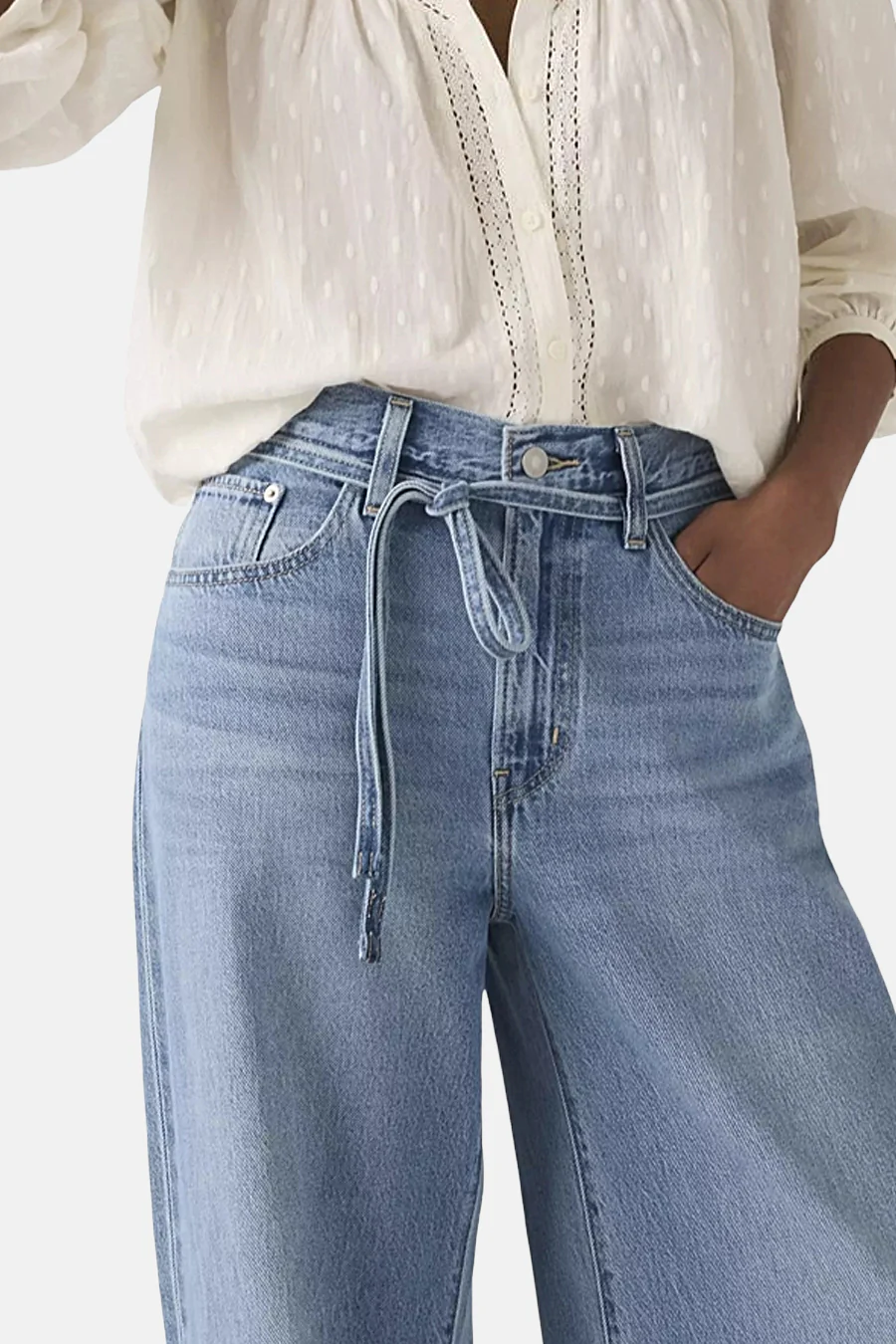 XL STRAIGHT - Mid blue denim - Image 3