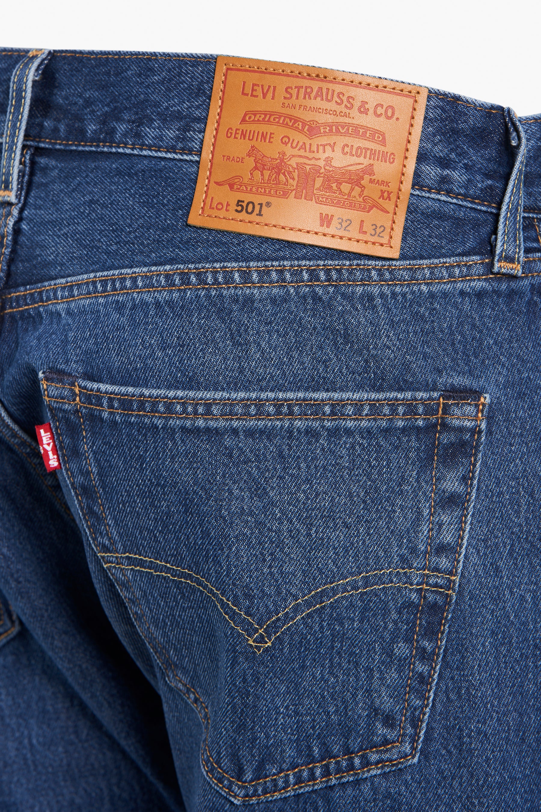 Straight jeans - mid blue denim - Image 4