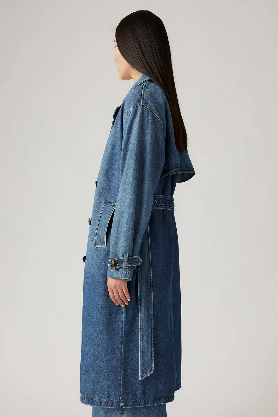 Jeansjas - dark blue denim - Image 2