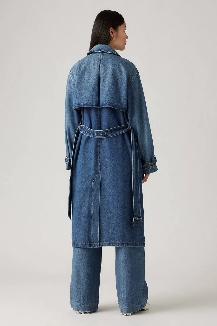 Jeansjas - dark blue denim - Image 3