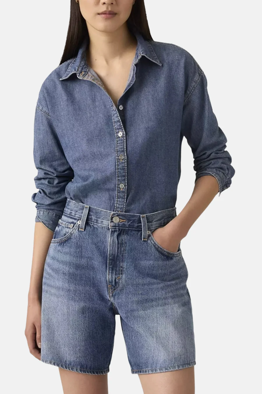 Short/rok mid blue denim - Levi's®