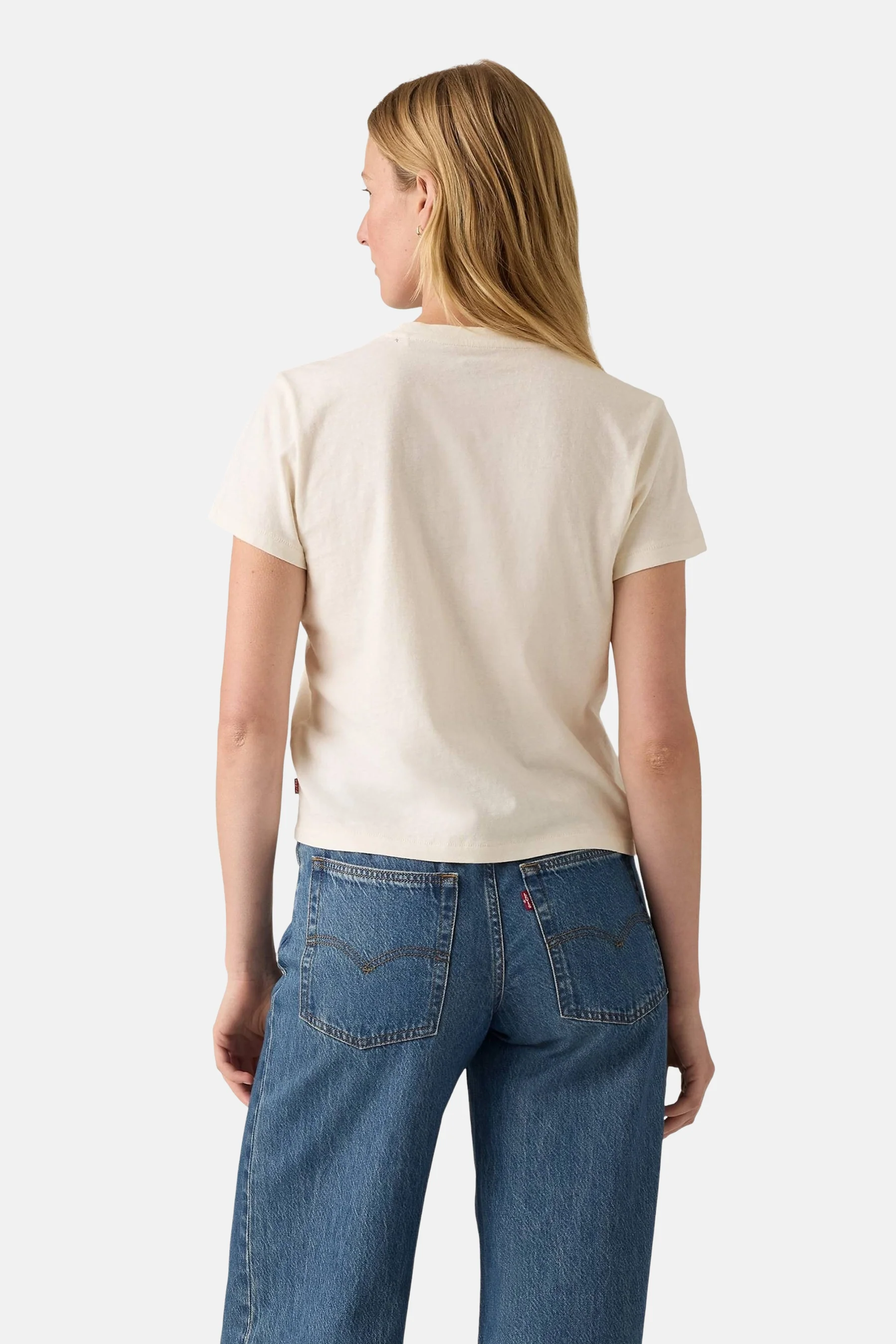 T-shirt met korte mouwen - Ecru - Image 2