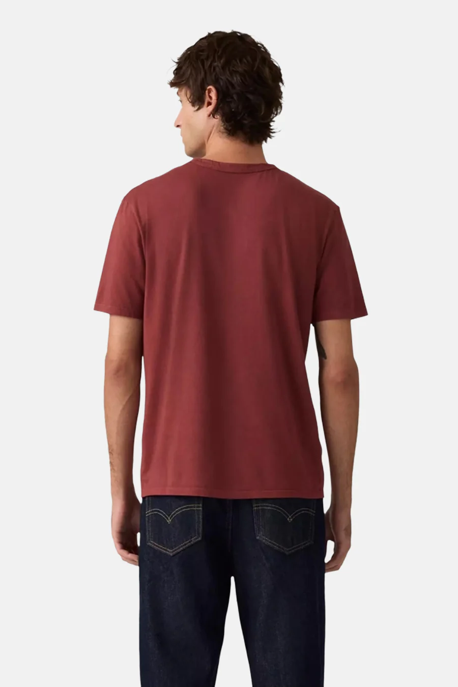 T-shirt met korte mouwen - bordeaux - Image 3
