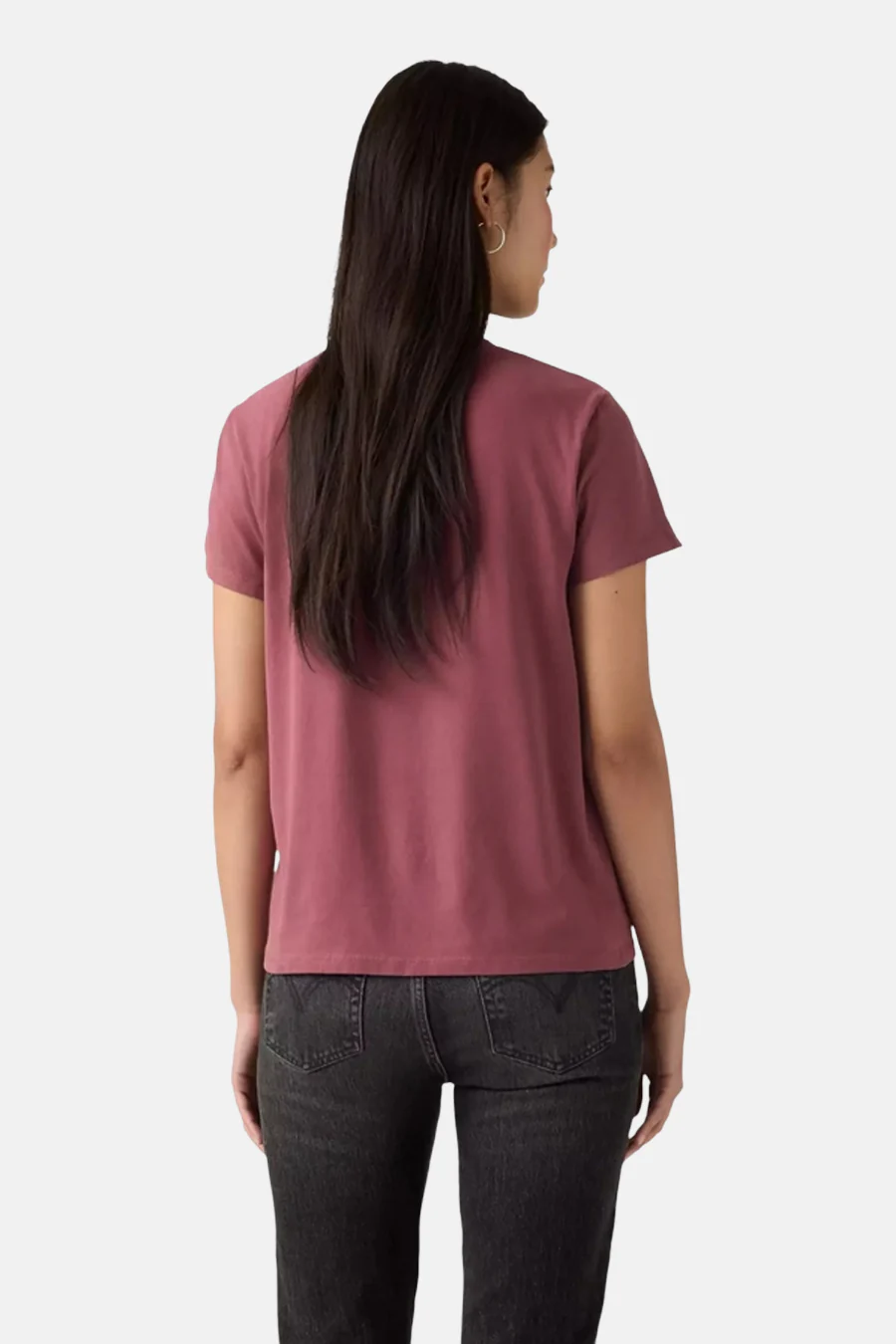 T-shirt met korte mouwen - bordeaux - Image 2