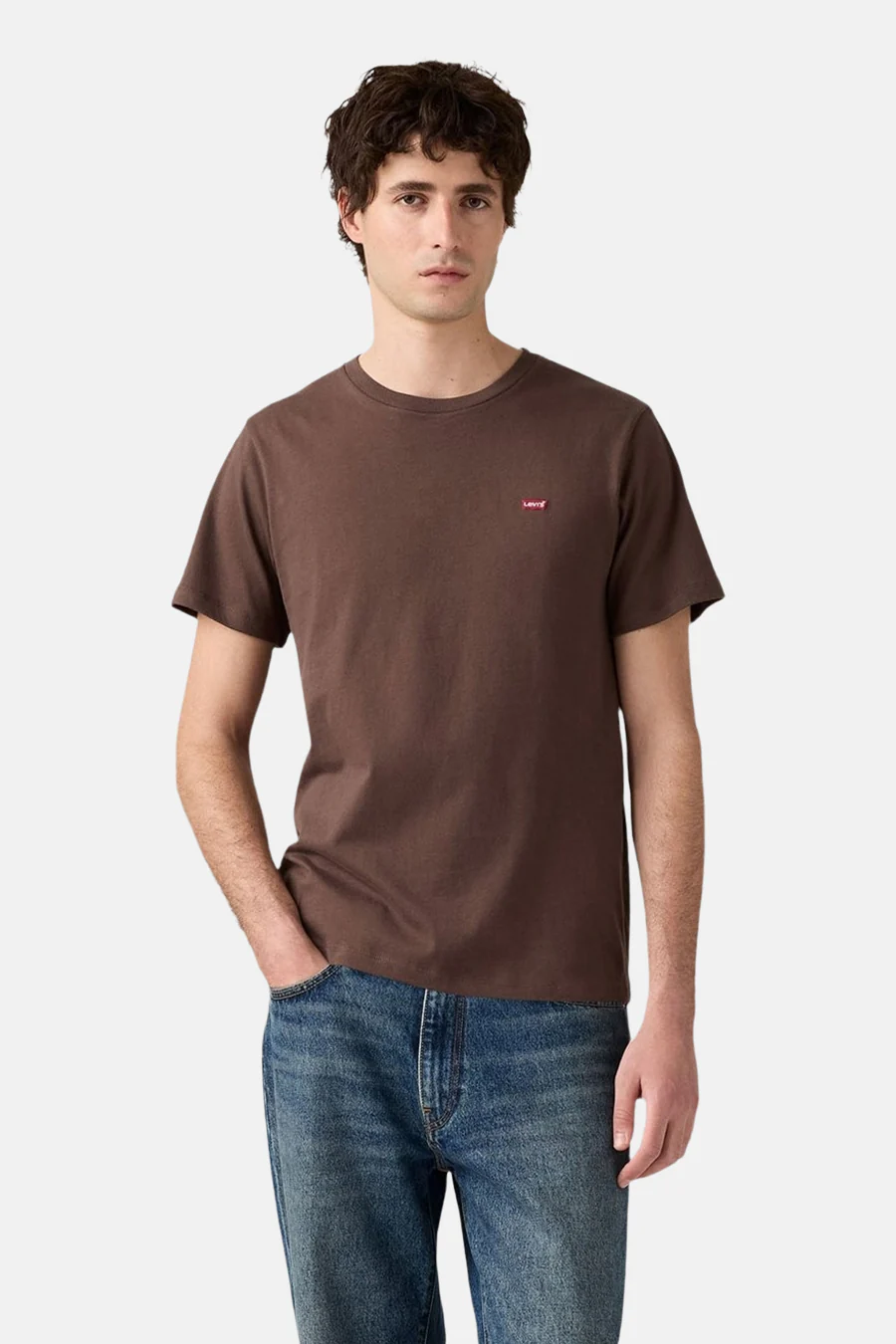 T-shirt met korte mouwen - bruin