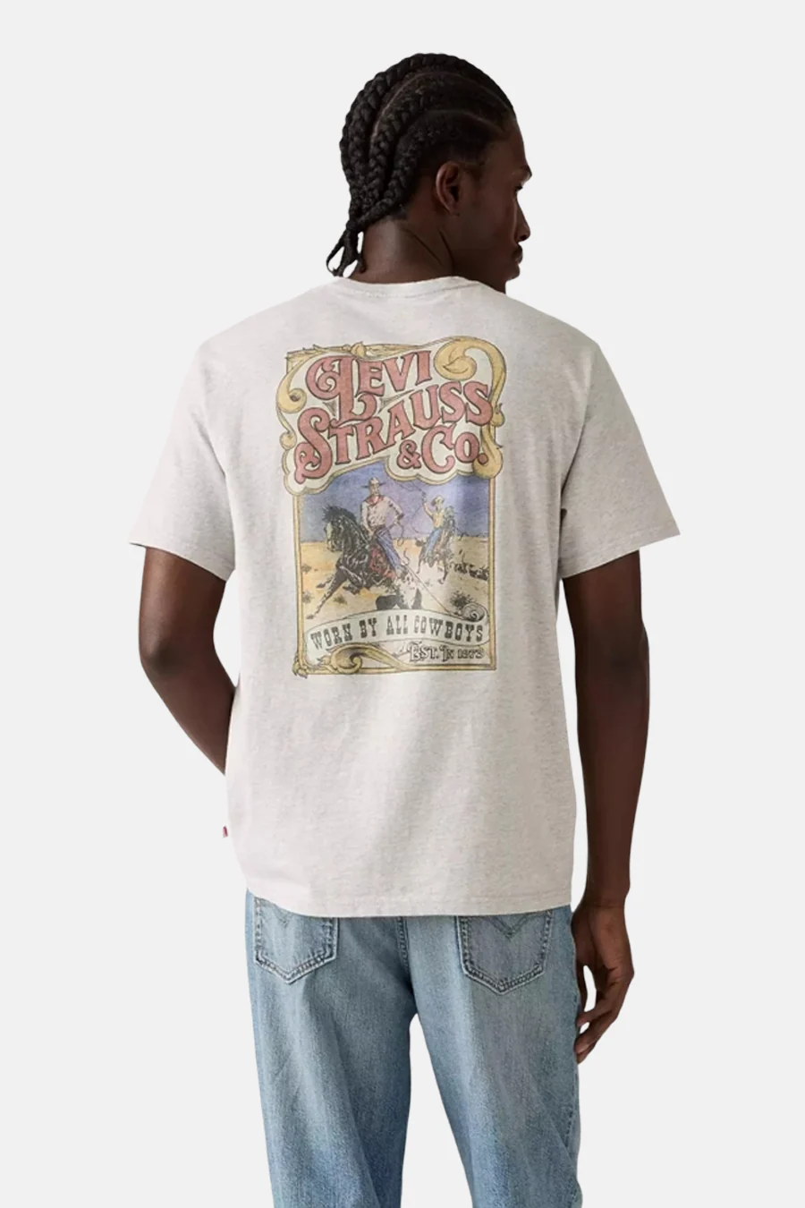T-shirt met korte mouwen - grijs