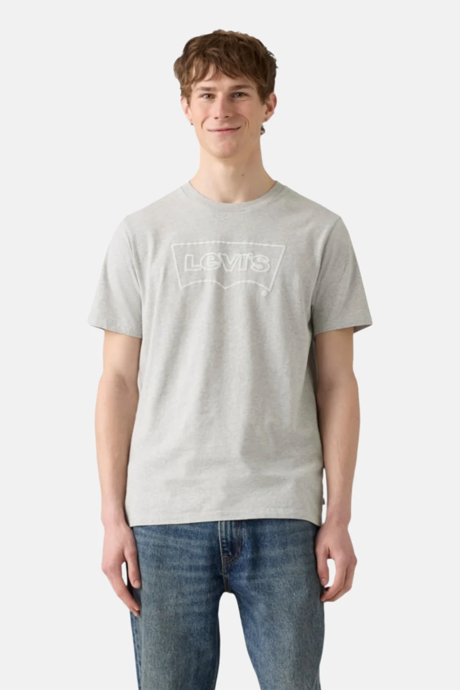 T-shirt met korte mouwen - grijs