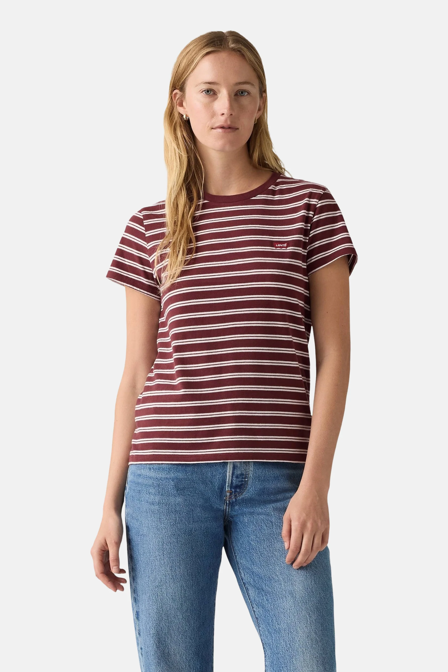 T-shirt met korte mouwen - Bordeaux