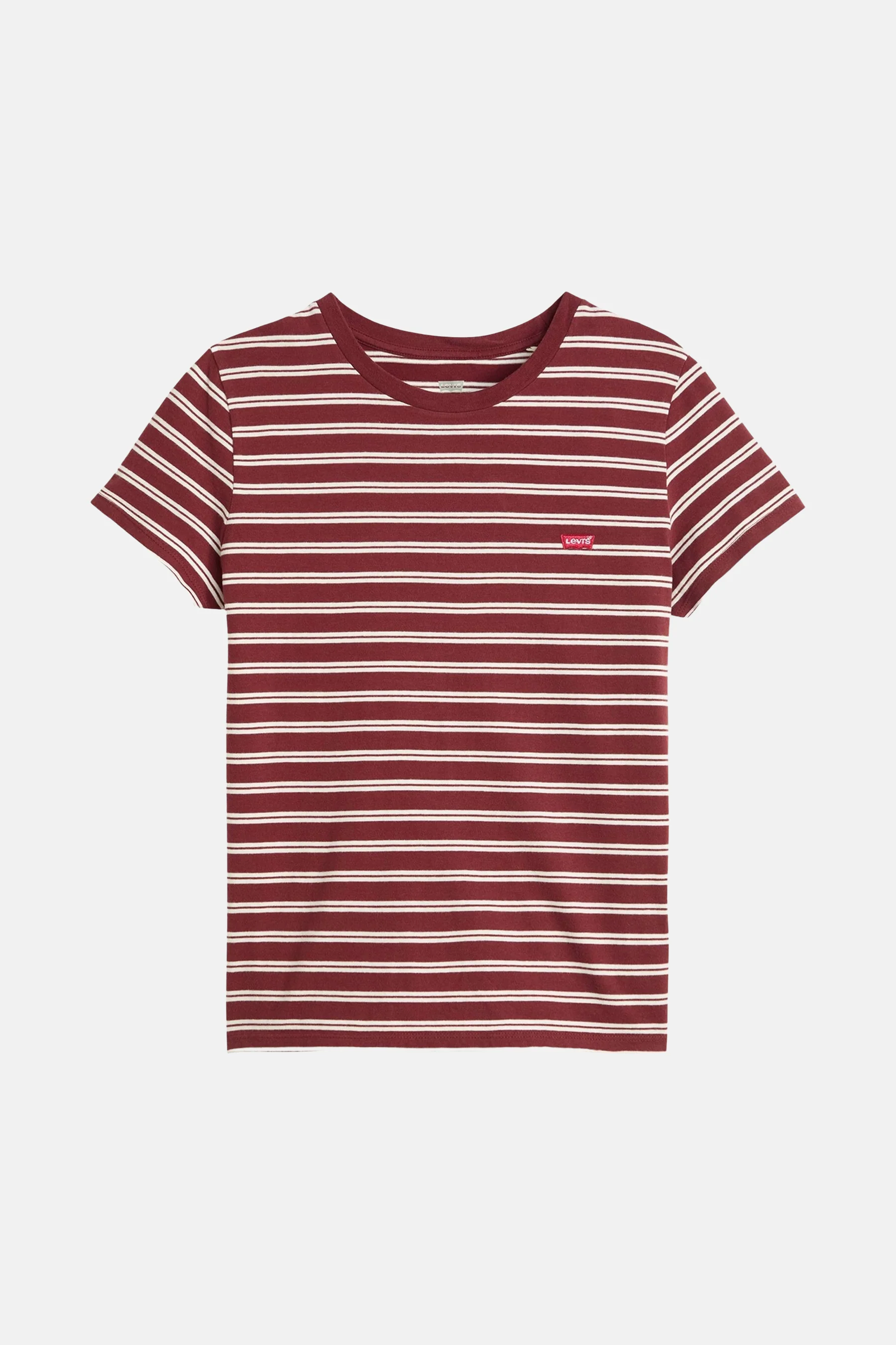 T-shirt met korte mouwen - Bordeaux - Image 3