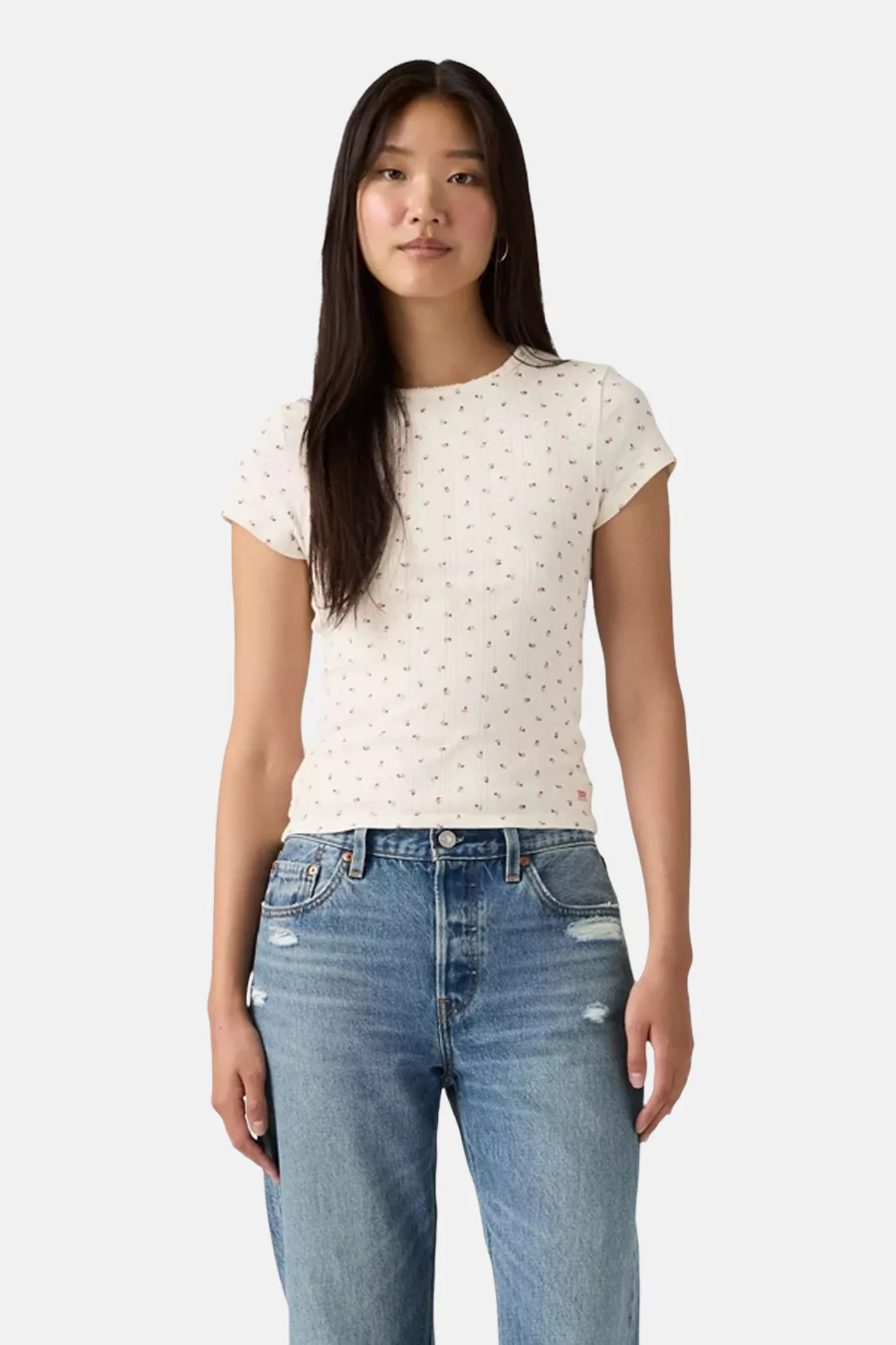 T-shirt met korte mouwen - wit