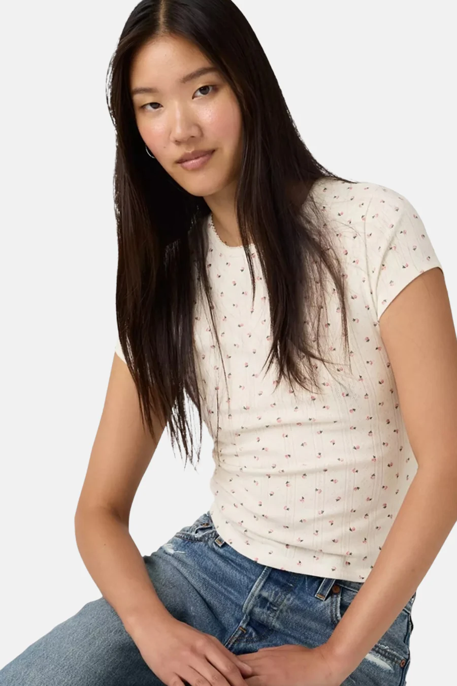T-shirt met korte mouwen - wit - Image 2