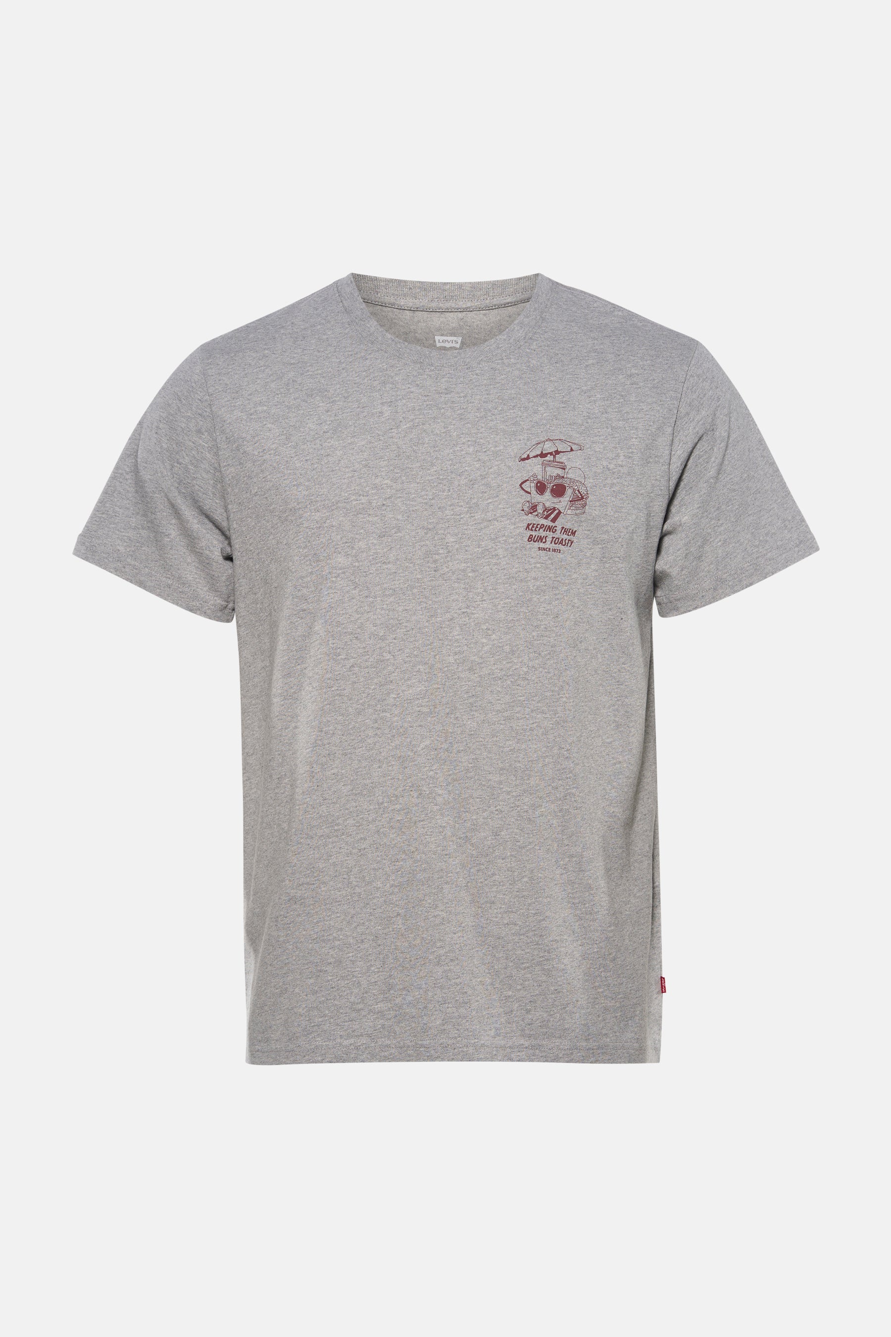 T-shirt met korte mouwen - Grijs