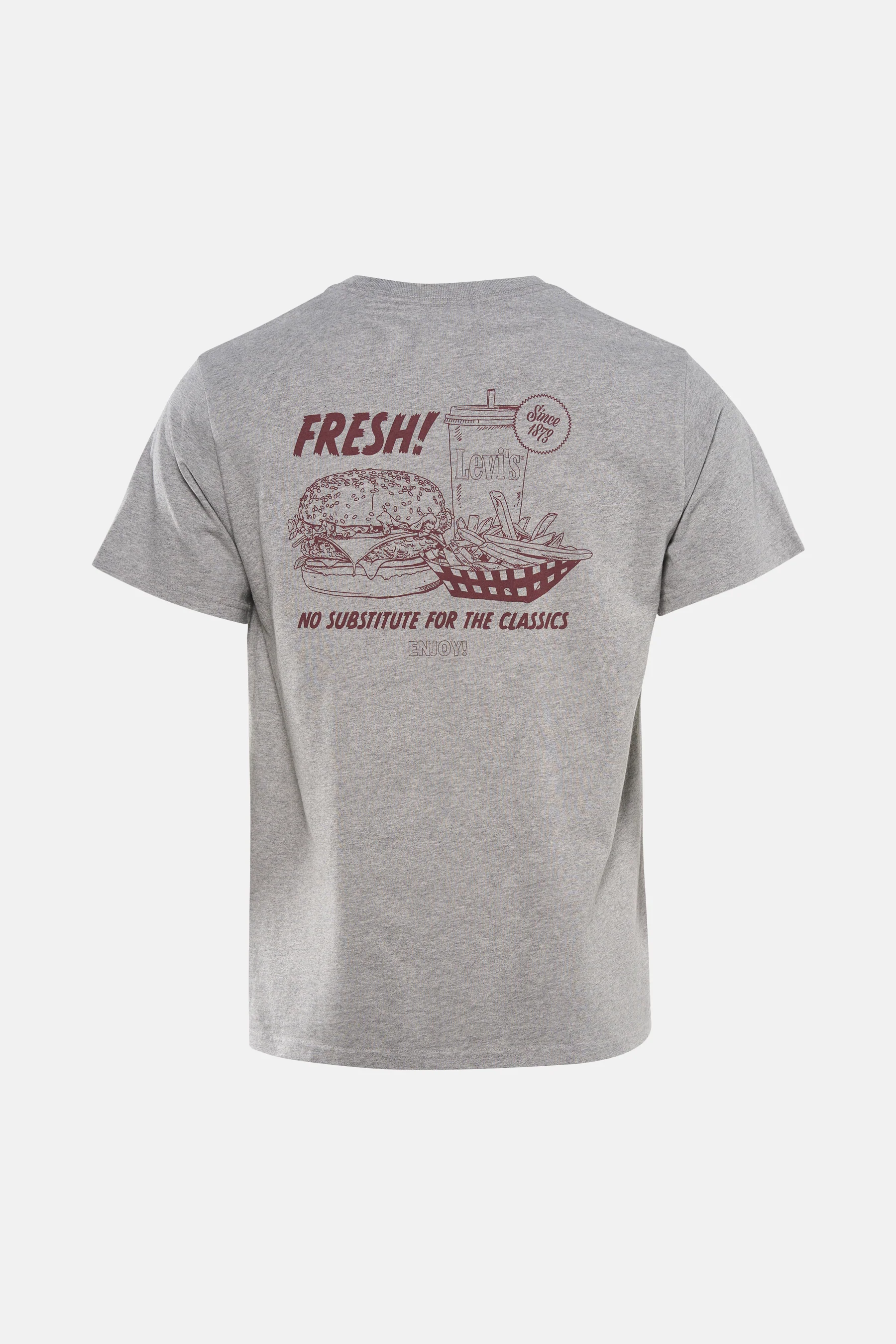 T-shirt met korte mouwen - Grijs - Image 2