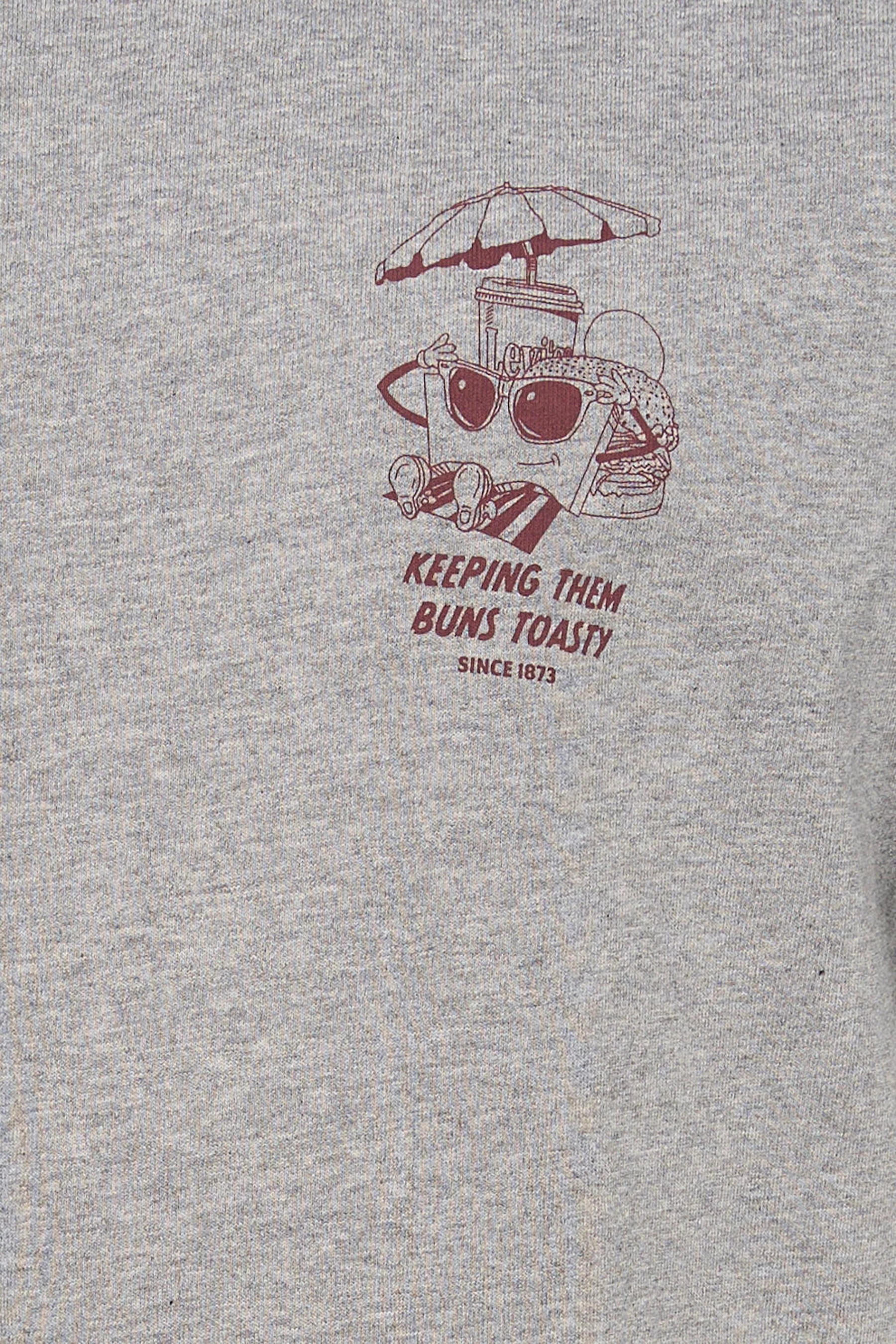 T-shirt met korte mouwen - Grijs - Image 5