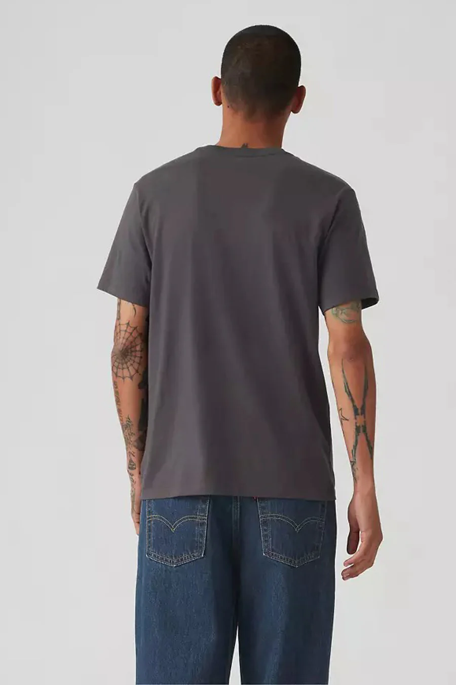 T-shirt met korte mouwen - Grijs - Image 2