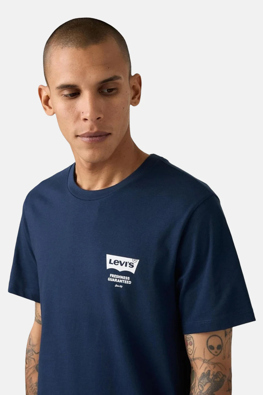 T-shirt met korte mouwen - Blauw - Image 3