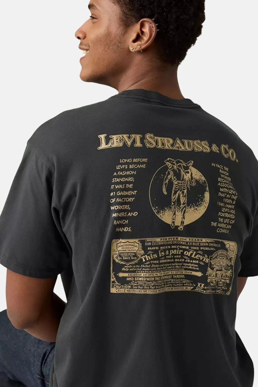 T-shirt met korte mouwen - Grijs - Image 3