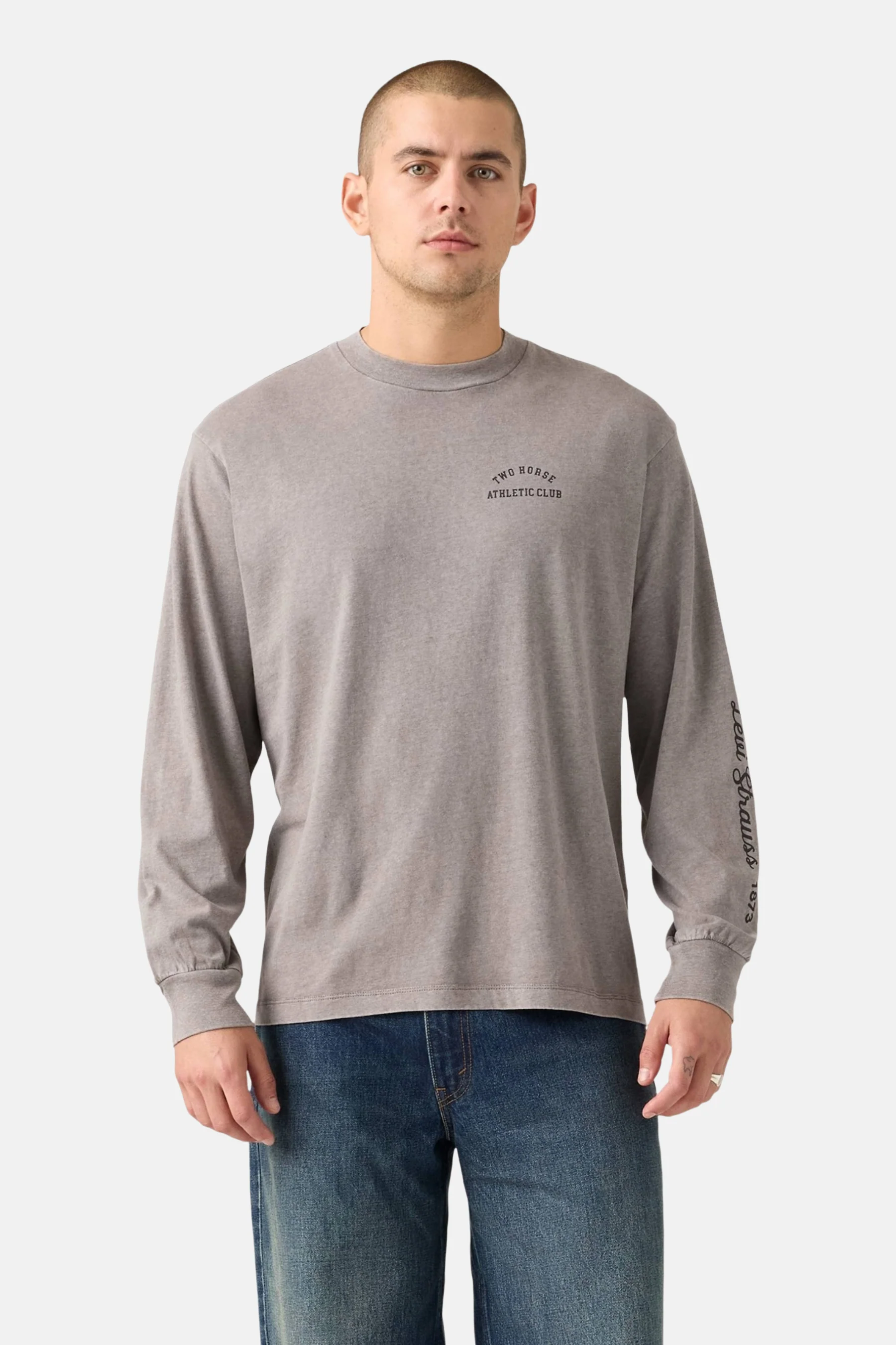T-shirt met lange mouwen - beige - Image 3
