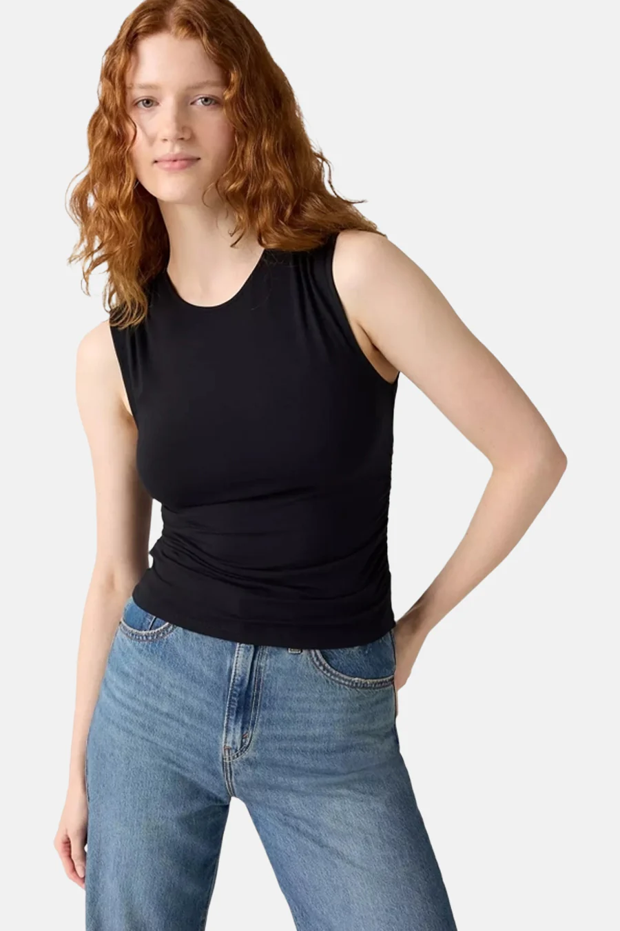 Top - zwart