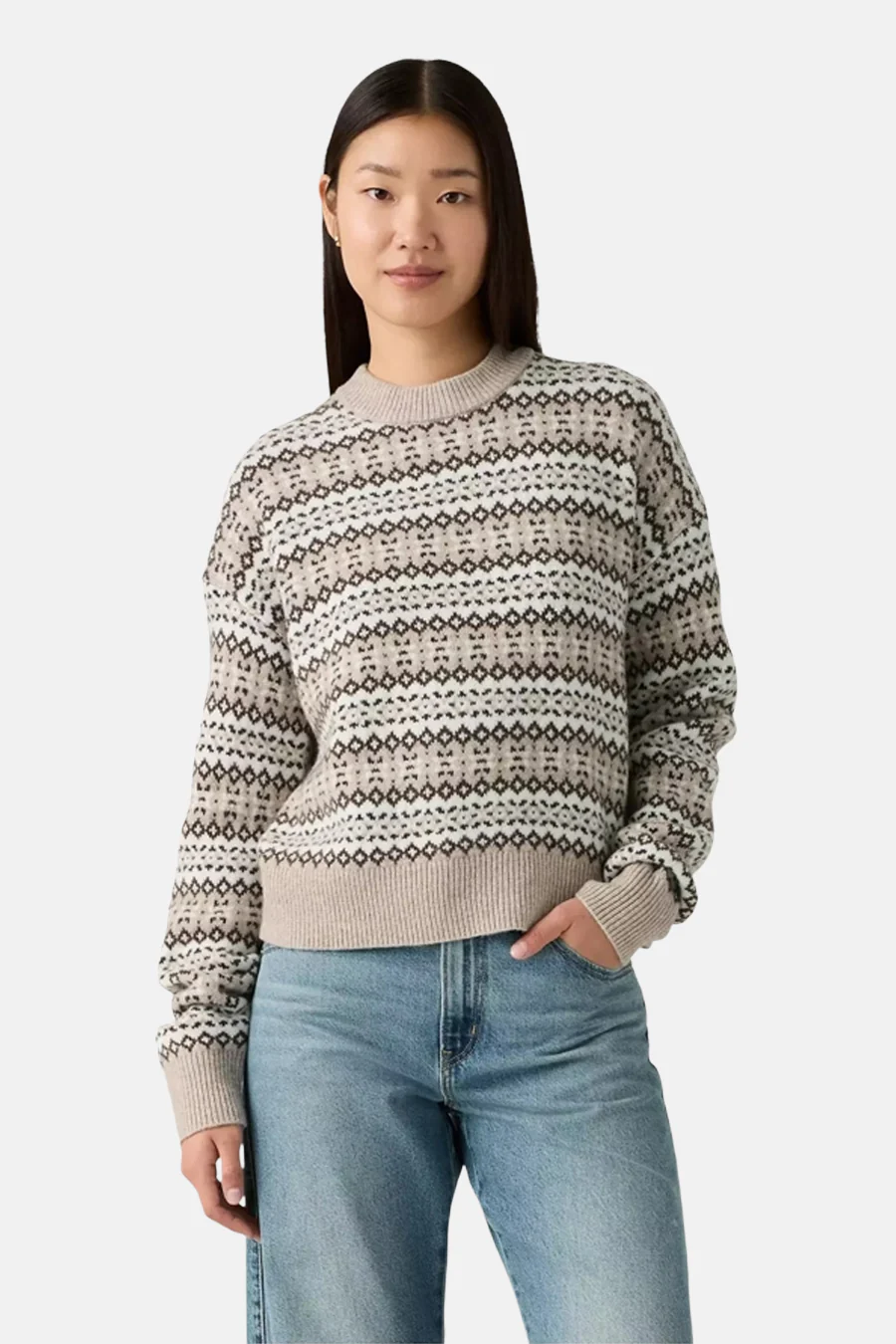 Pull met ronde hals - multicolor - Image 2