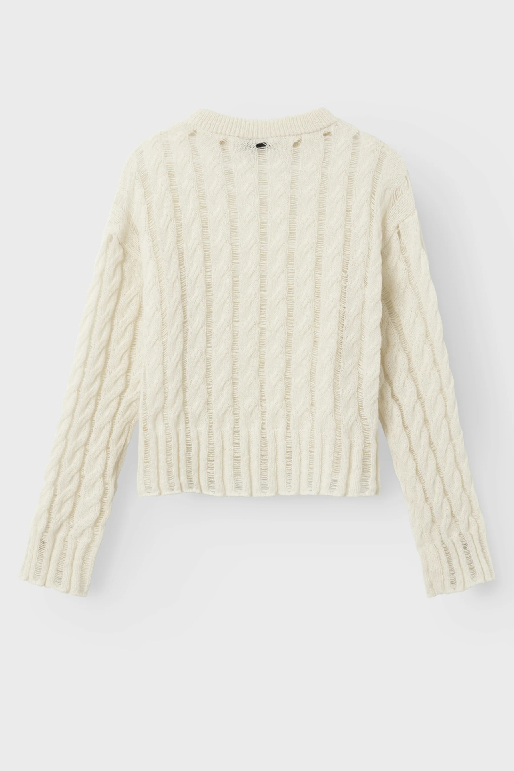 Pull met ronde hals - beige - Image 4
