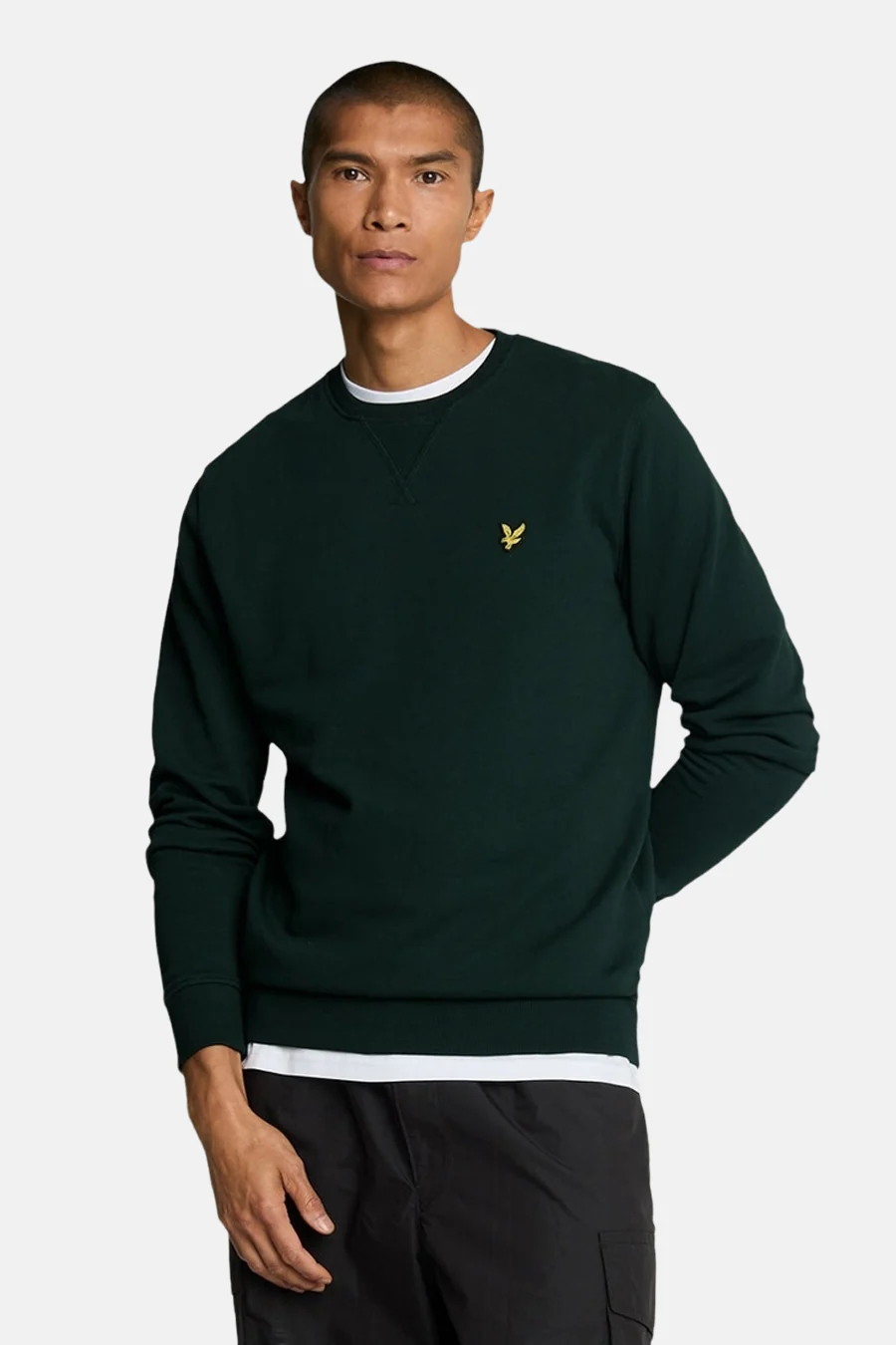 Sweater met ronde hals groen - LYLE & SCOTT