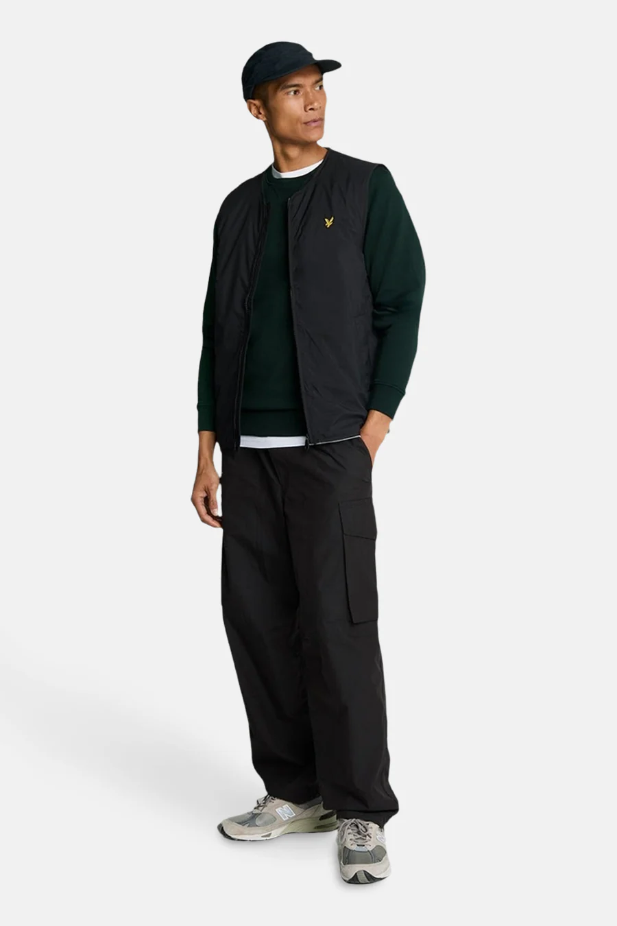 Sweater met ronde hals groen - LYLE & SCOTT - Image 2