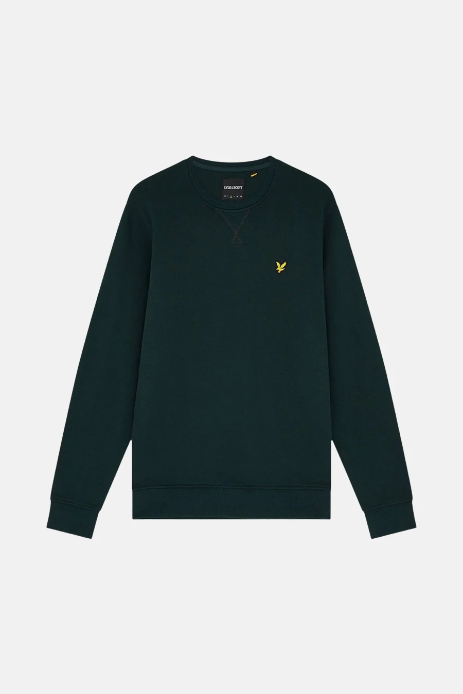 Sweater met ronde hals groen - LYLE & SCOTT - Image 4