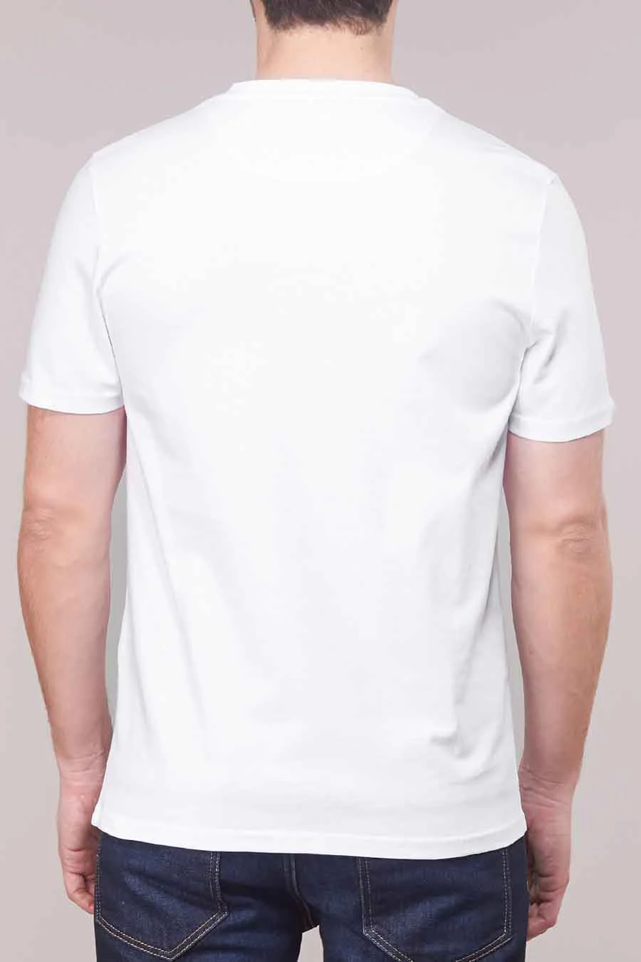 T-shirt (korte mouwen) wit - LYLE & SCOTT - Image 3