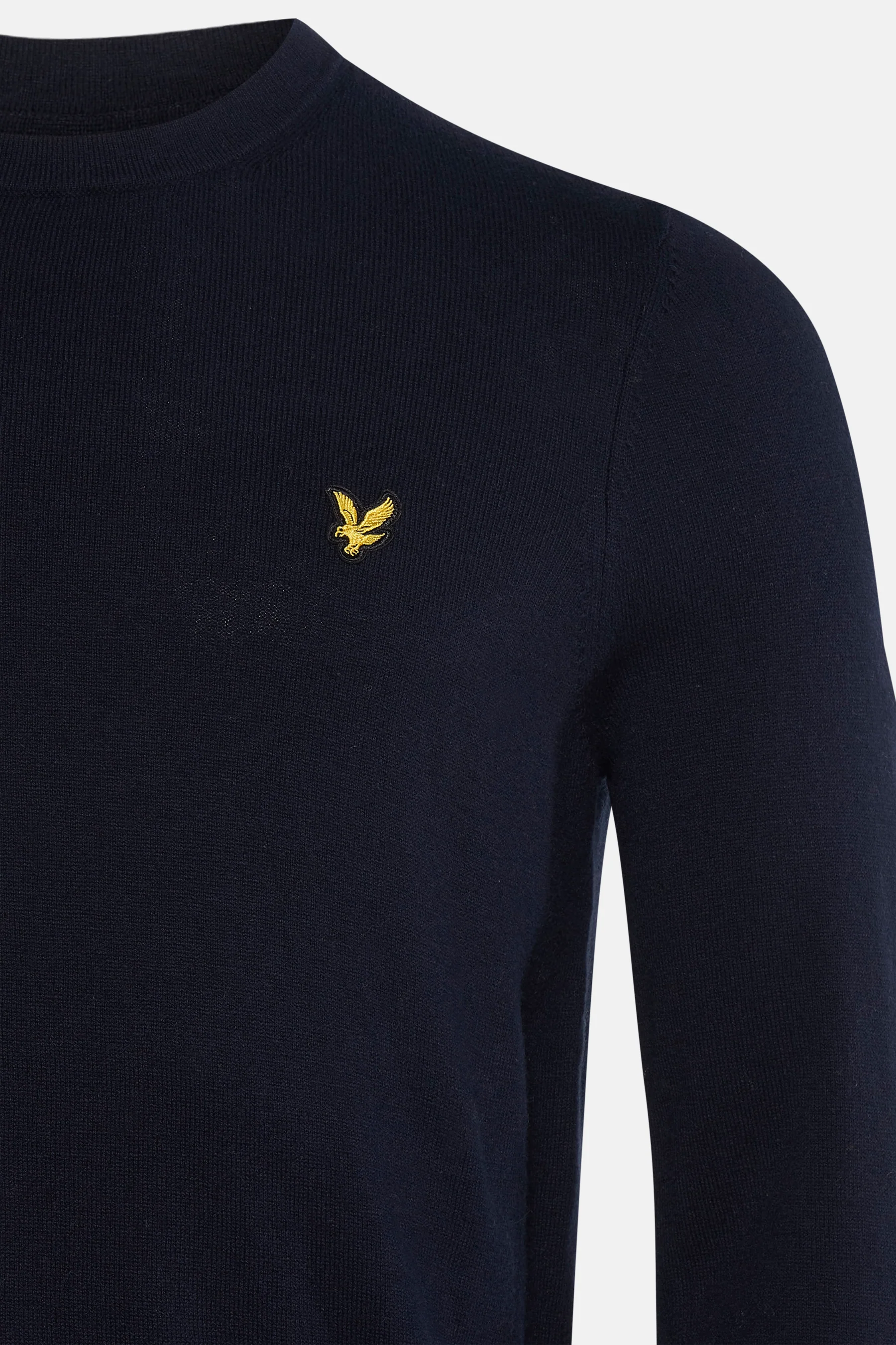 Trui met ronde hals blauw - LYLE & SCOTT - Image 3