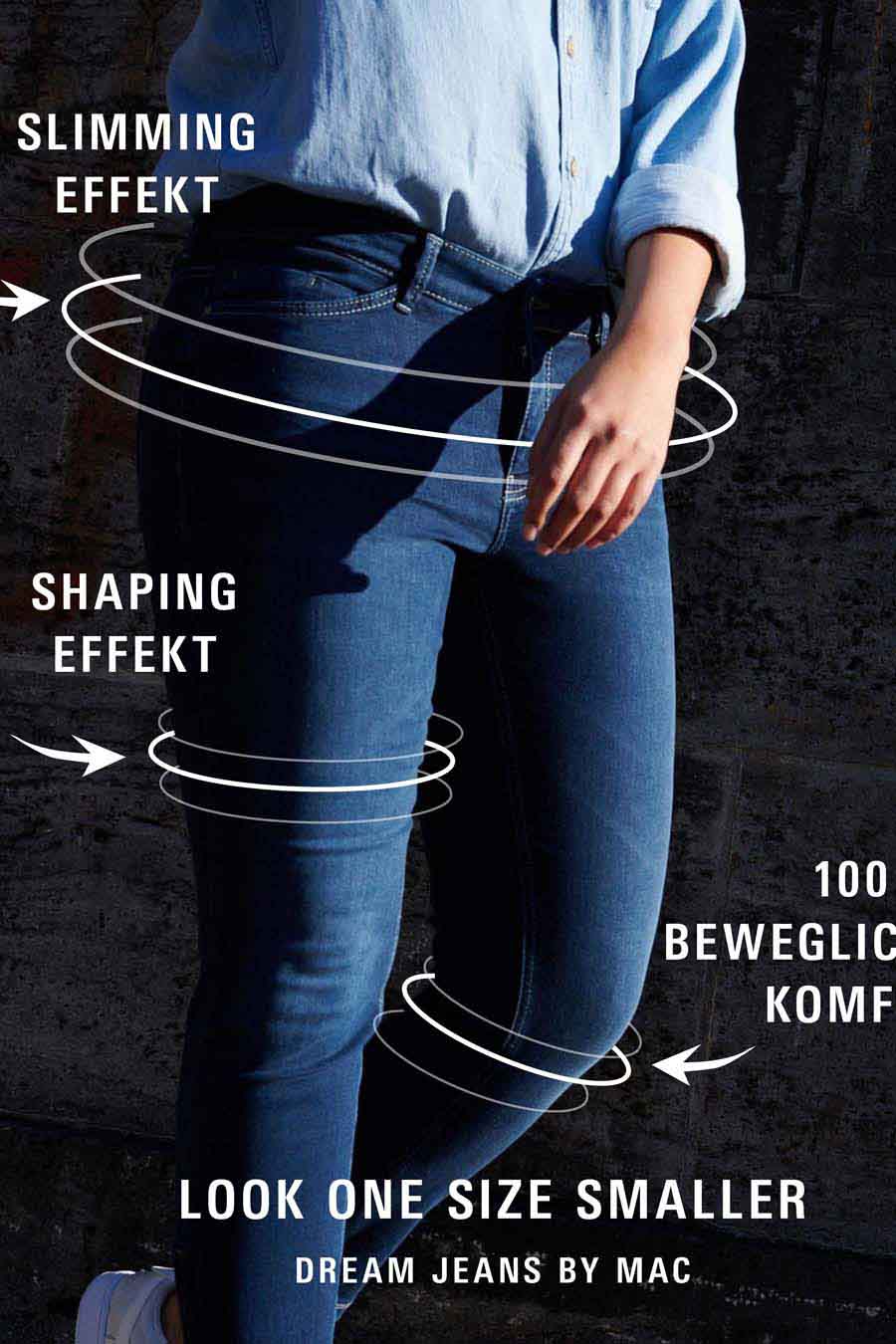 DREAM SKINNY - dark blue denim - Image 10