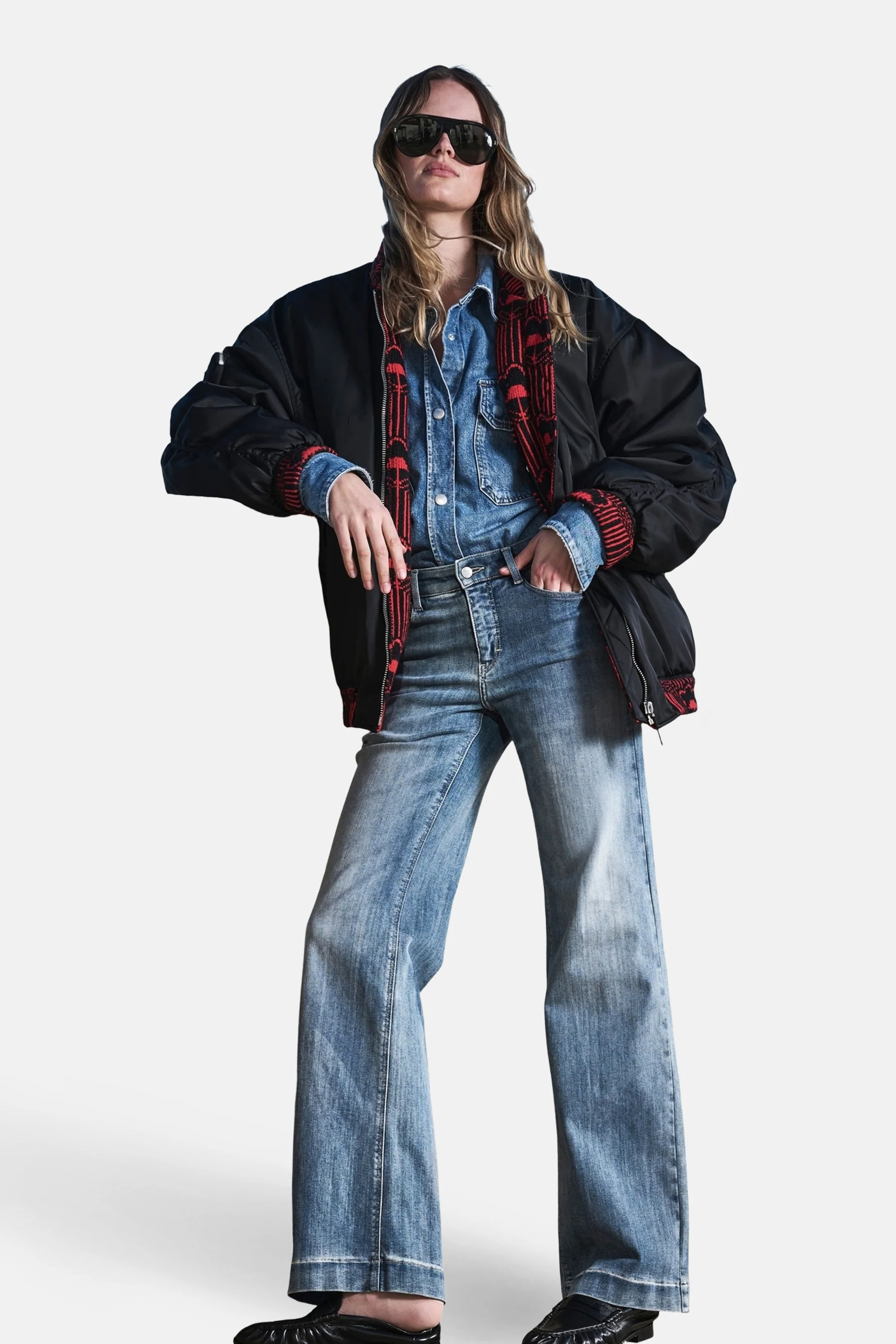 Jeans wide light blue denim - MAC - Image 9
