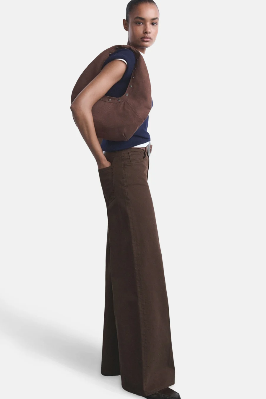 Colored jeans - bruin - Image 4