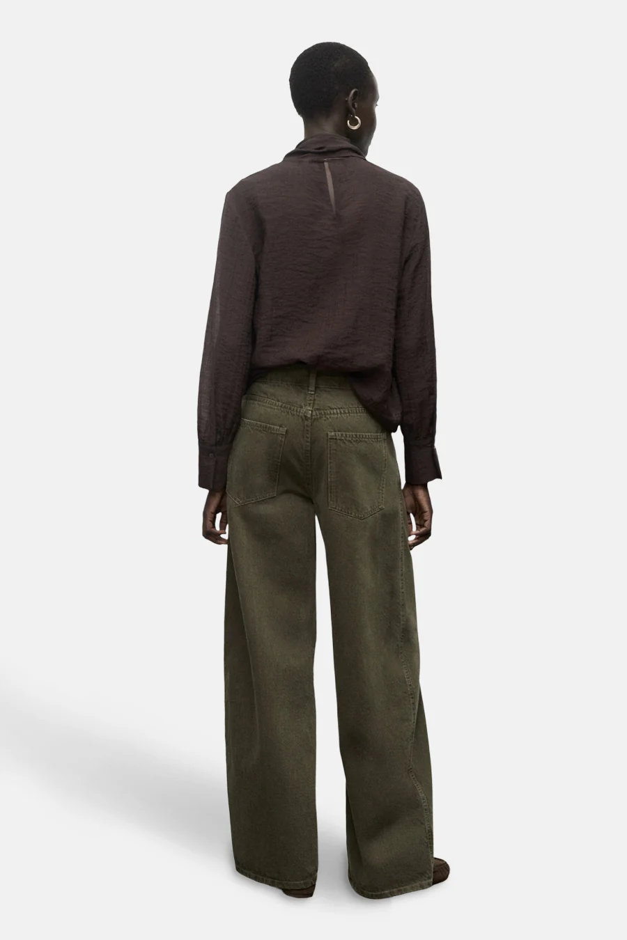 Colored jeans - khaki - Image 3