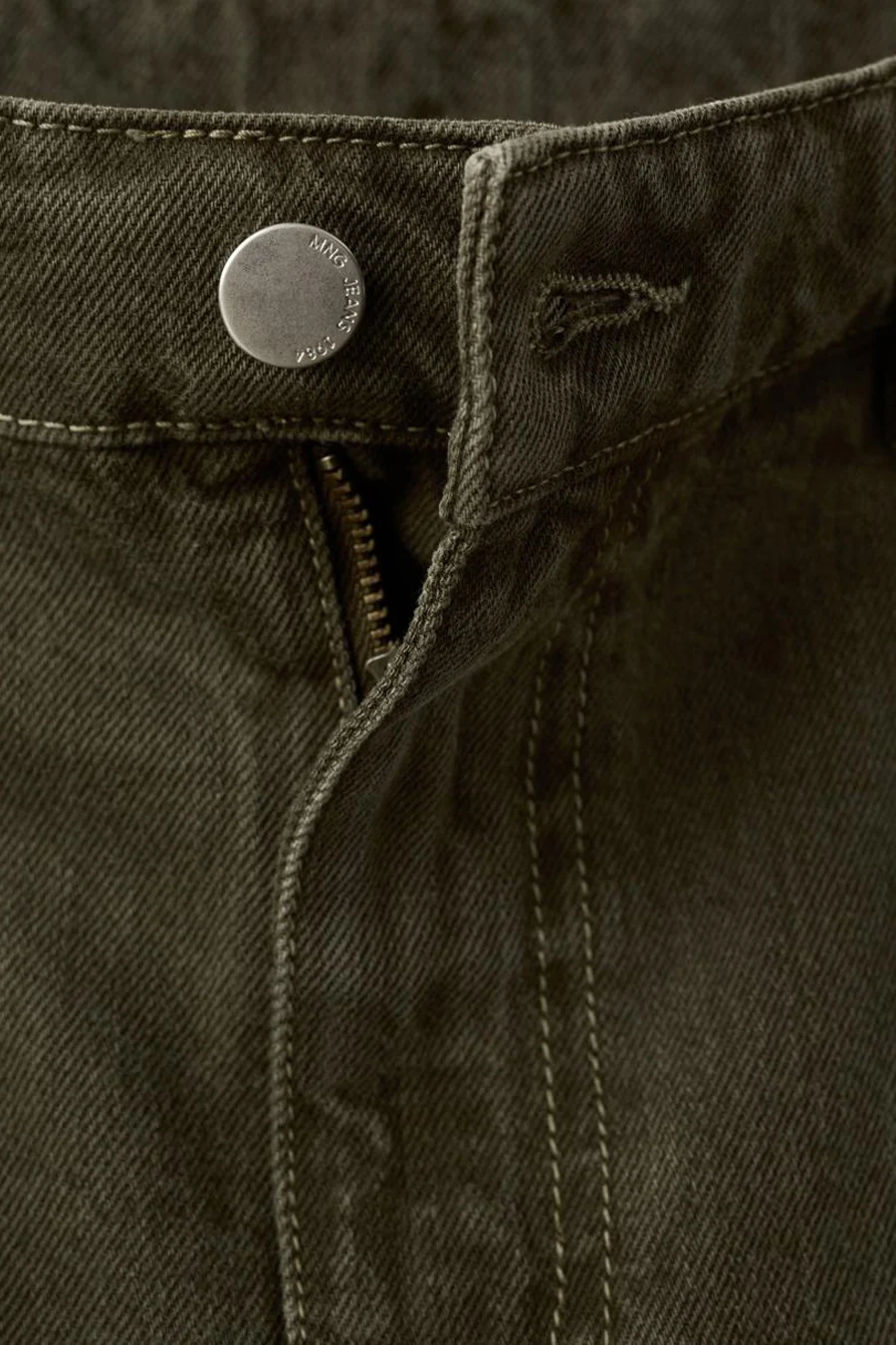 Colored jeans - khaki - Image 4
