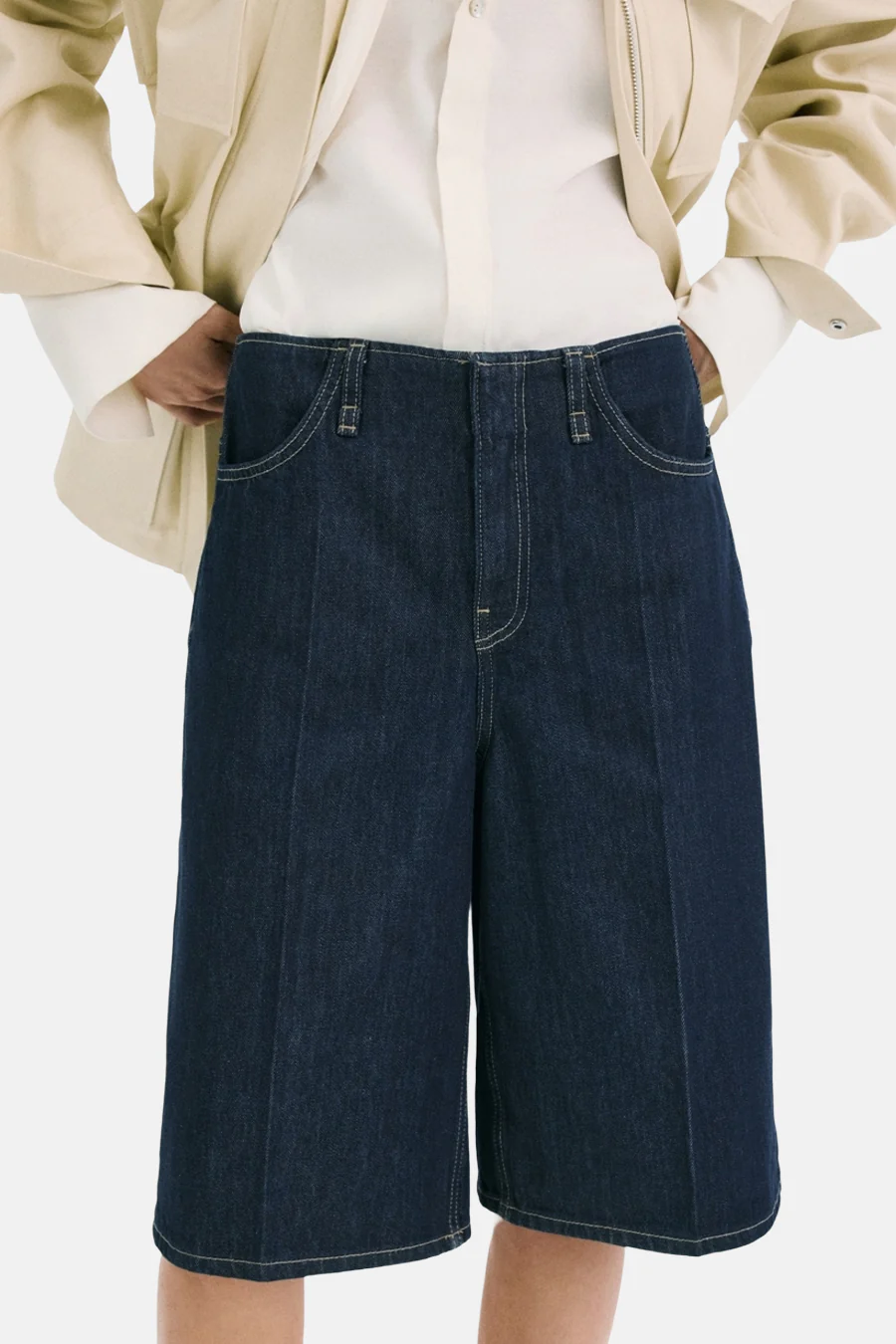 Bermuda - Dark blue denim - Image 2