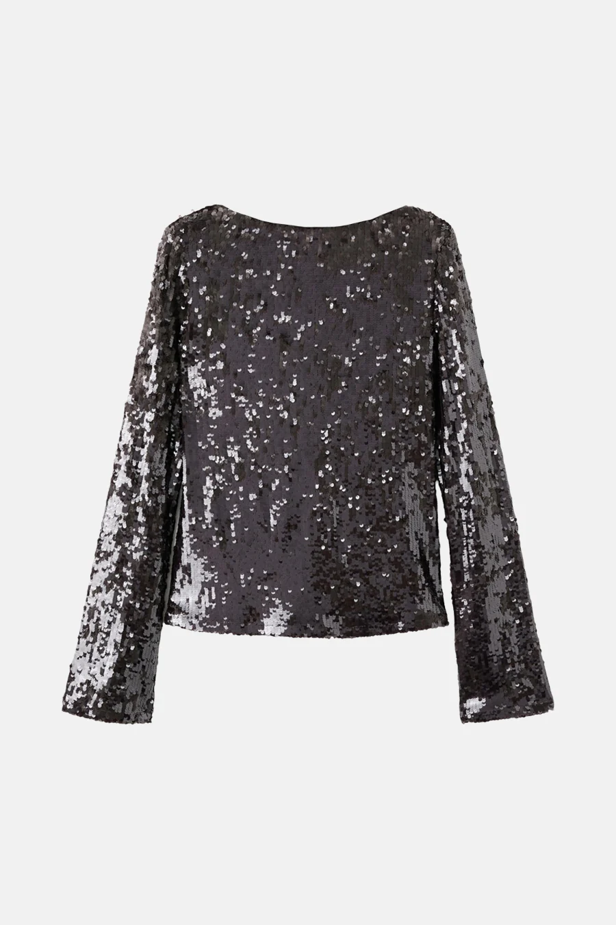 Blouse met lange mouwen - bruin