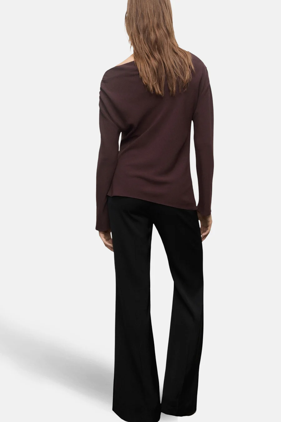 Blouse met lange mouwen - bruin - Image 3