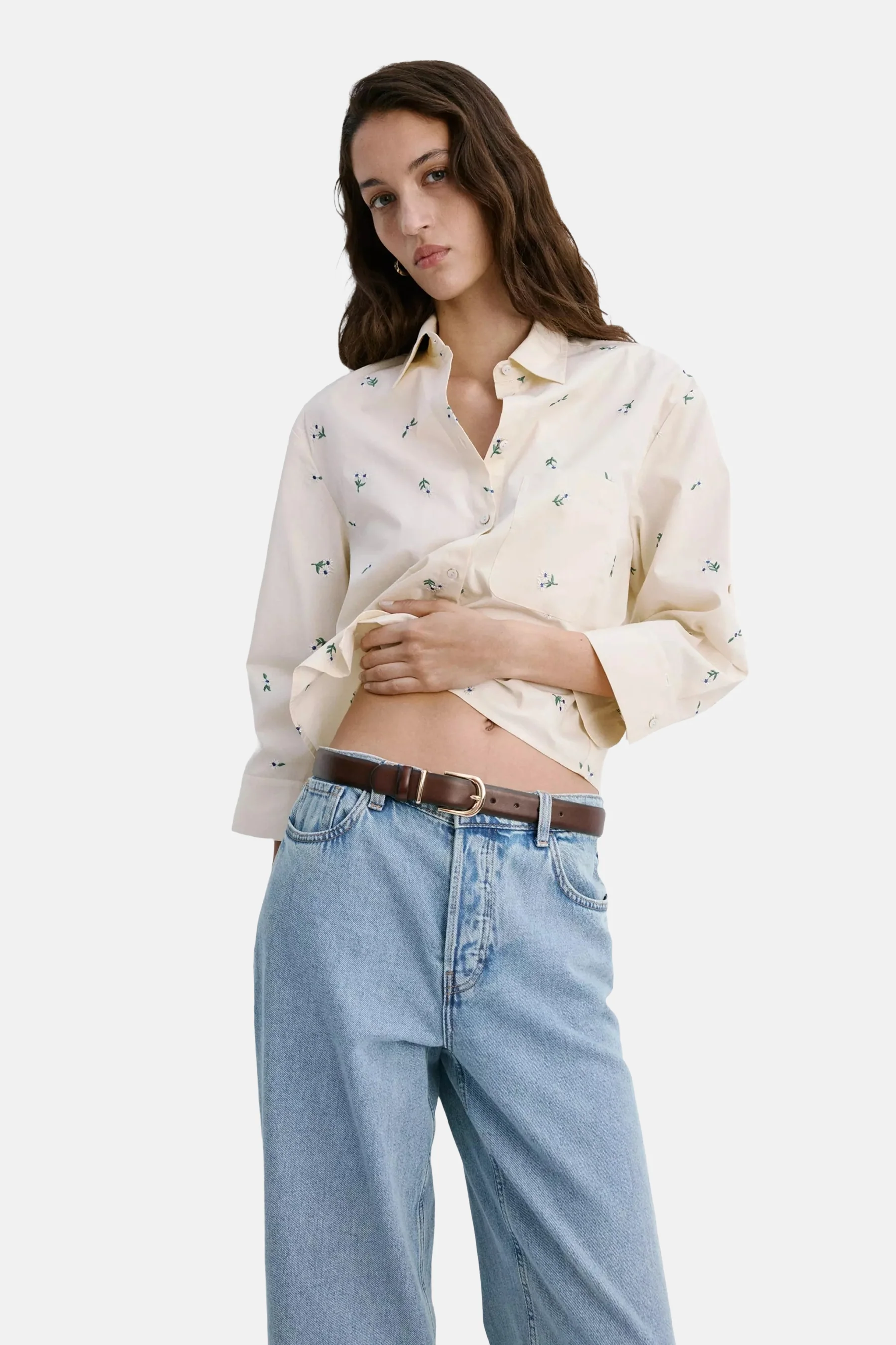 Blouse met lange mouwen - multicolor