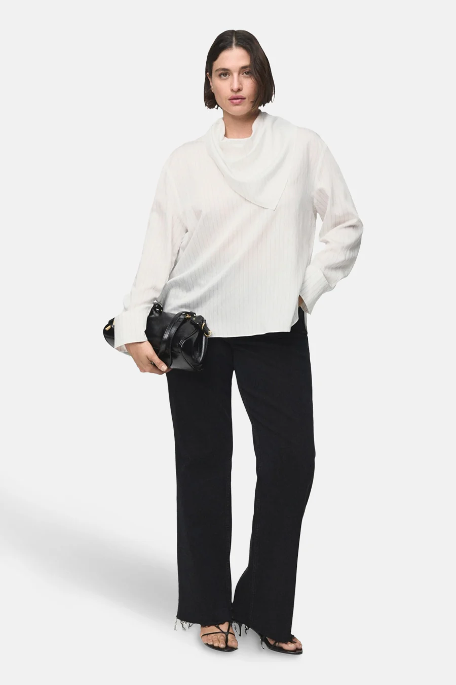 Blouse met lange mouwen - wit - Image 2