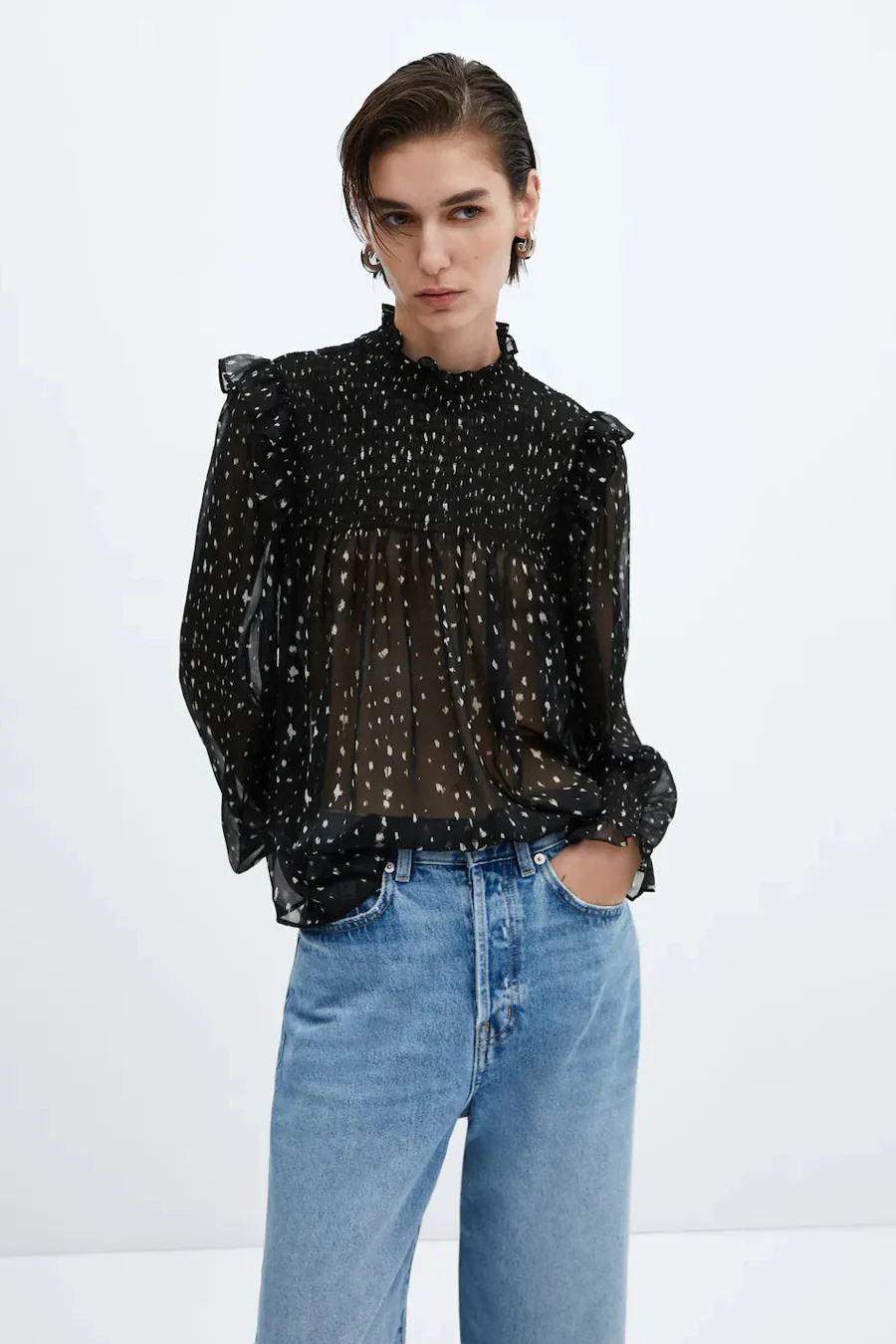 Blouse - zwart