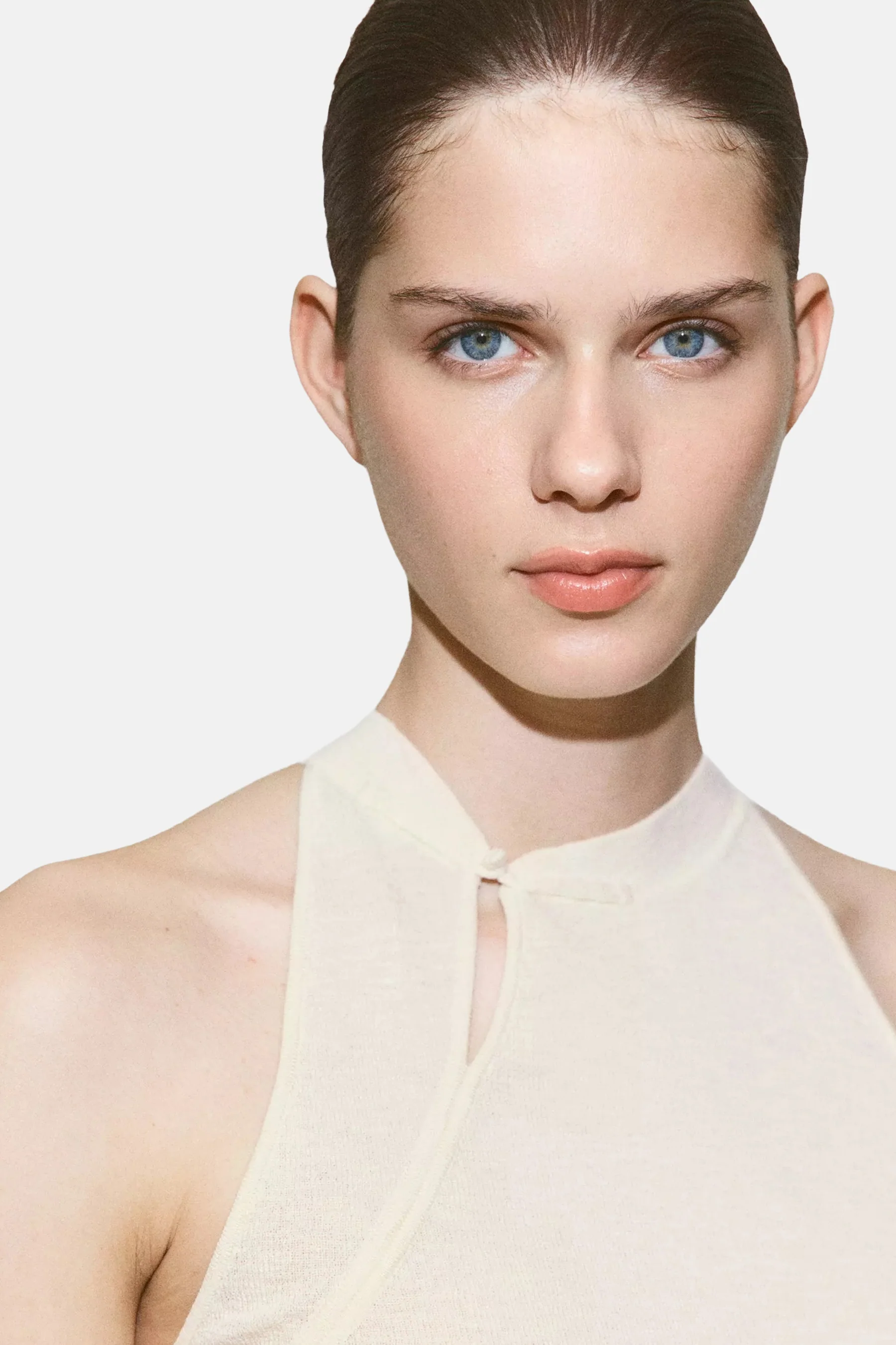 Blouse zonder mouwen - ecru - Image 4